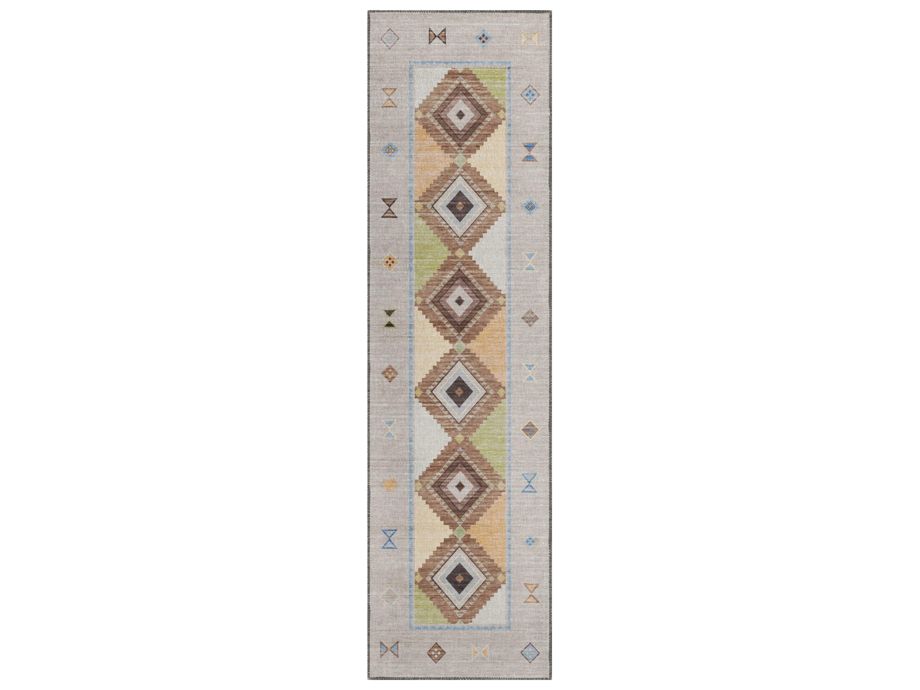 Phoenix Bordered Runner Area Rug