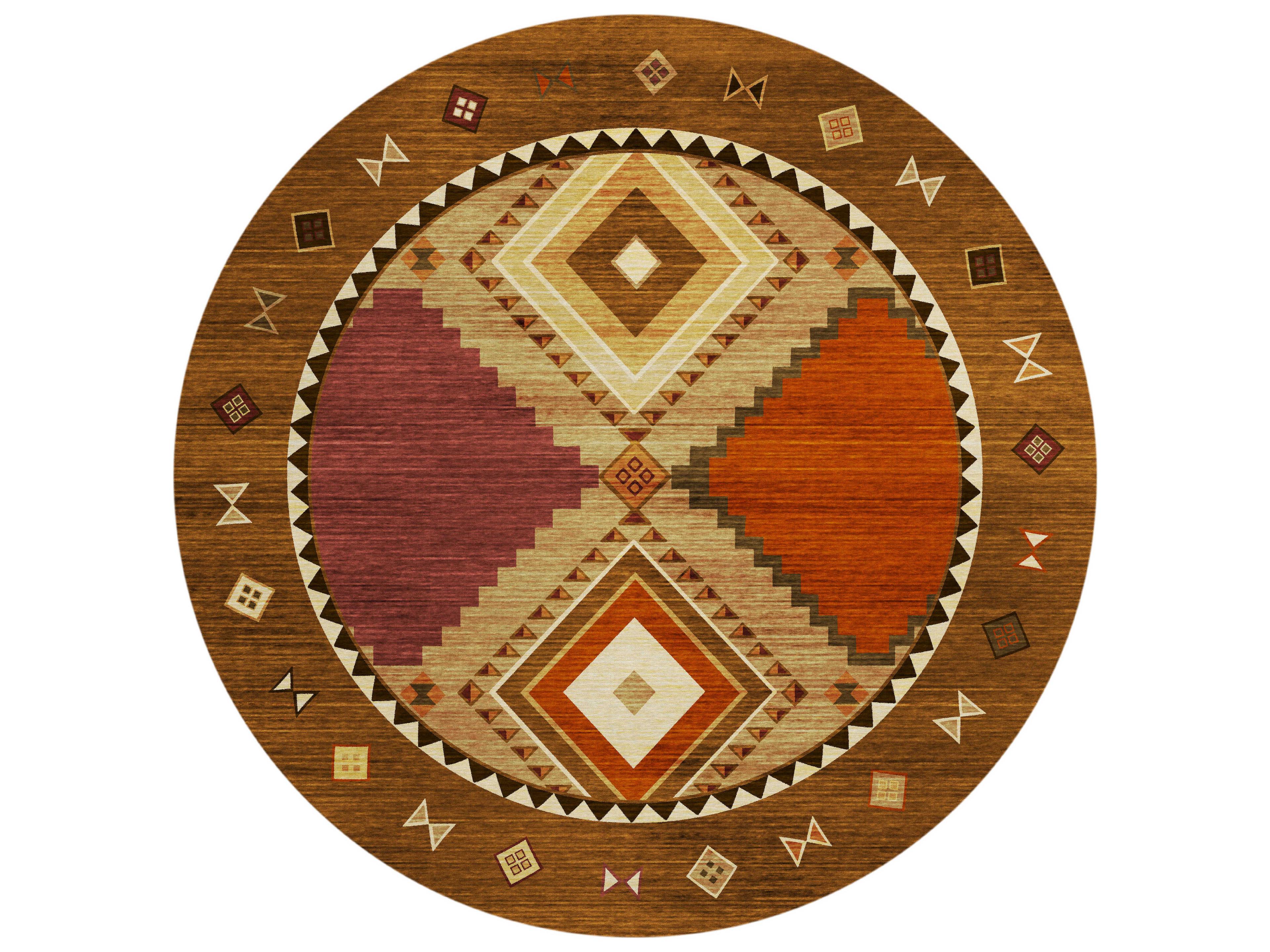 Phoenix Bordered Area Rug