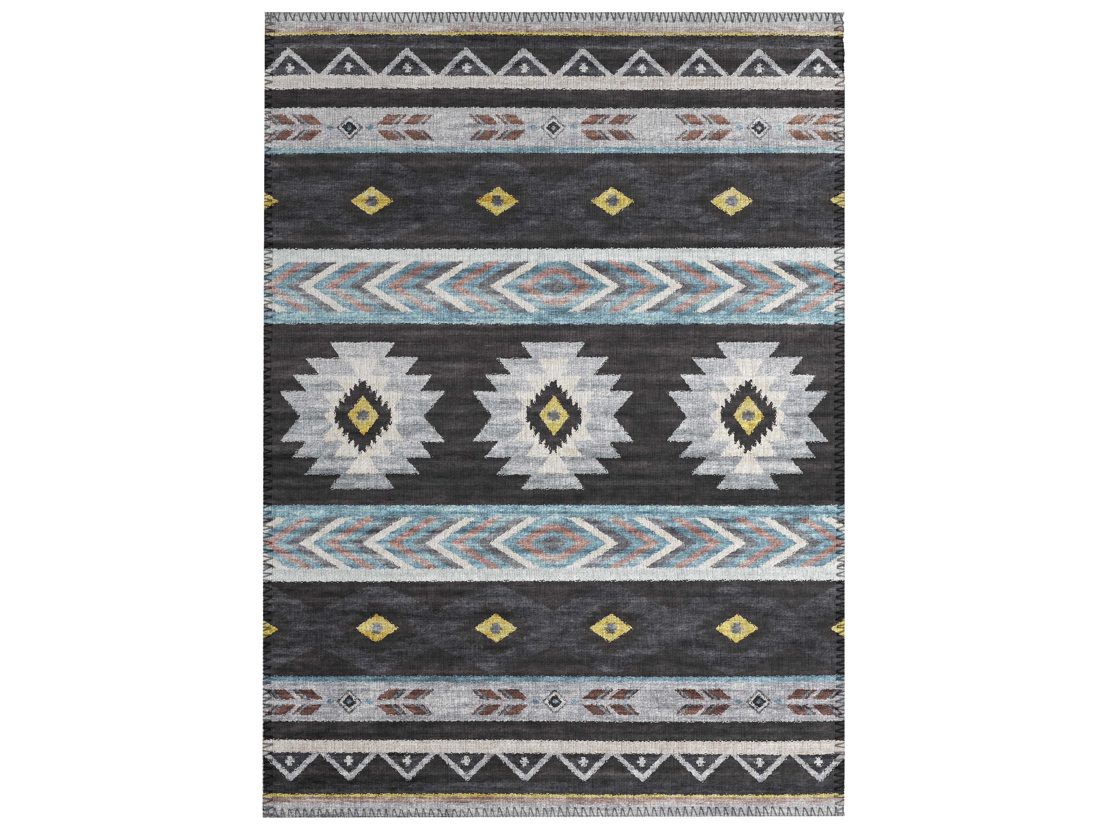 Phoenix Bordered Area Rug
