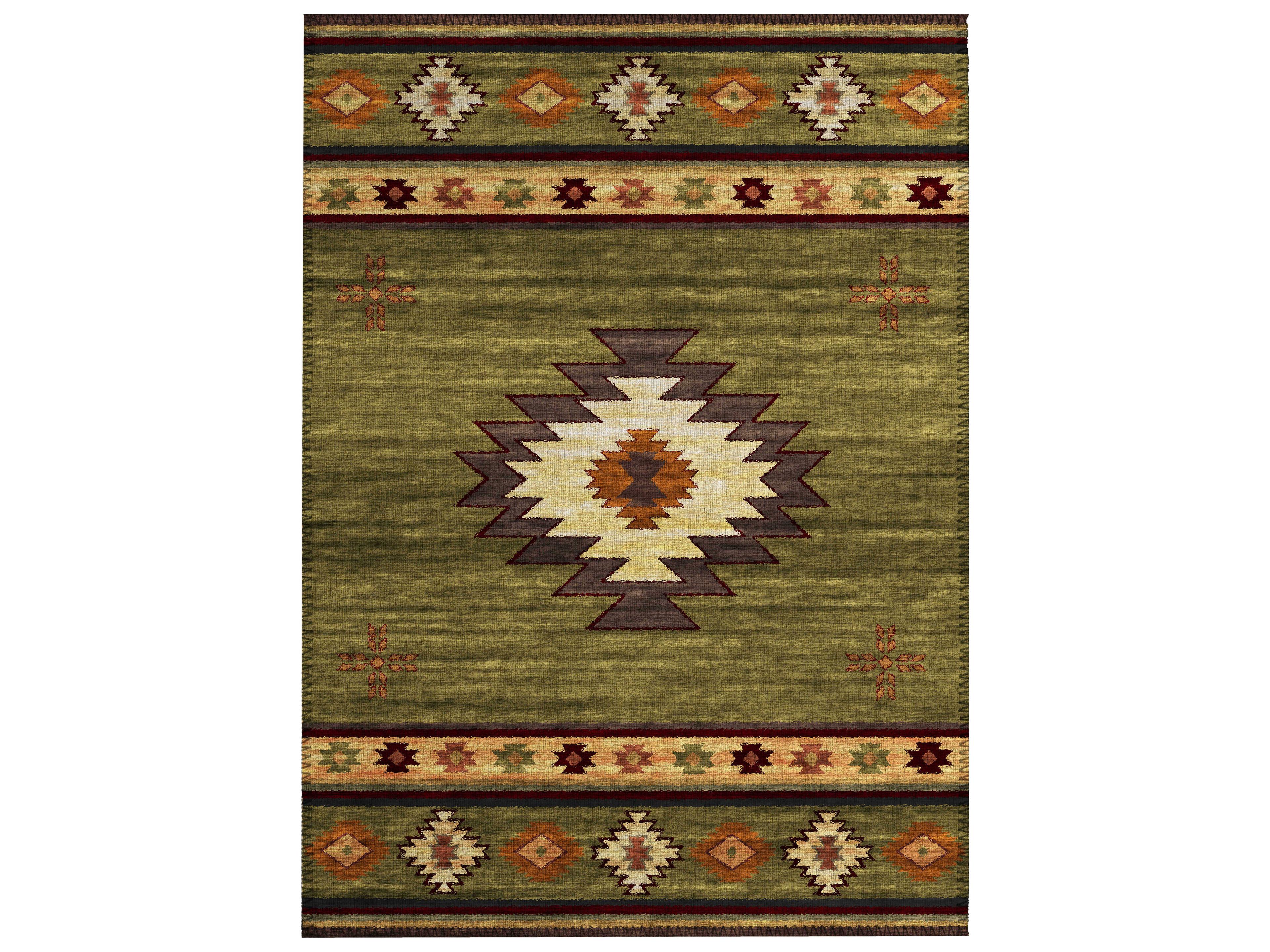Phoenix Bordered Area Rug