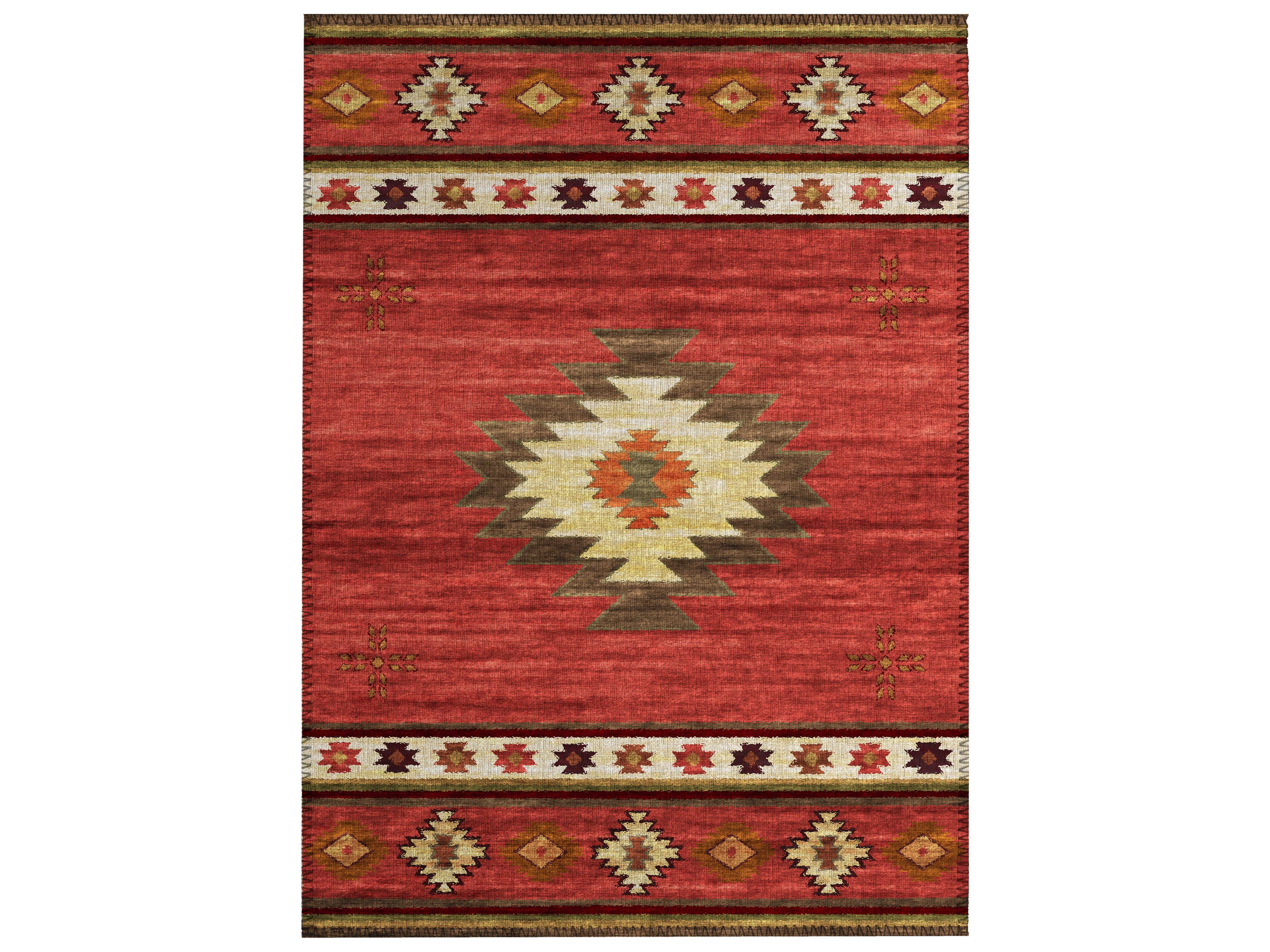 Phoenix Bordered Area Rug