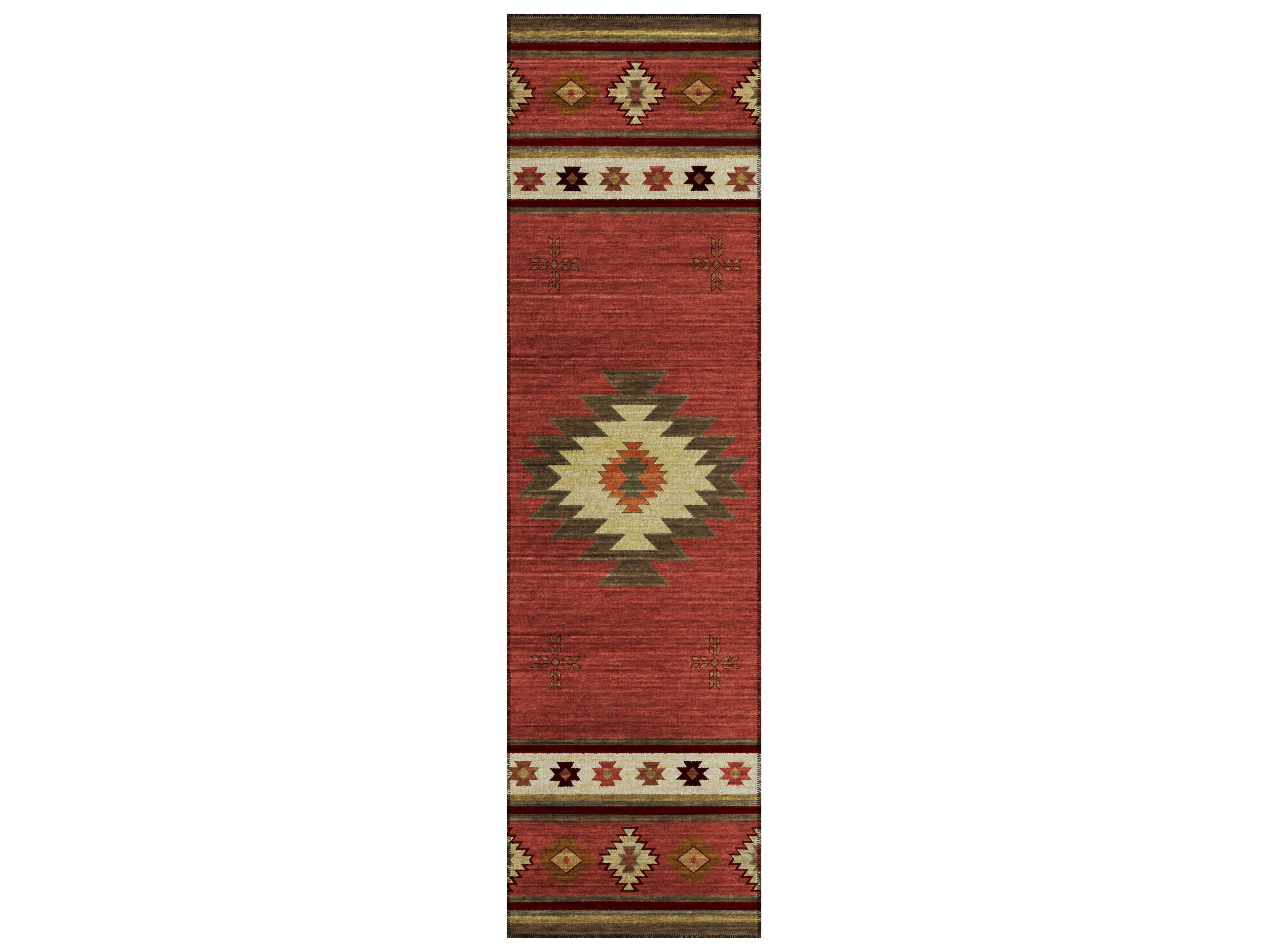 Phoenix Bordered Runner Area Rug