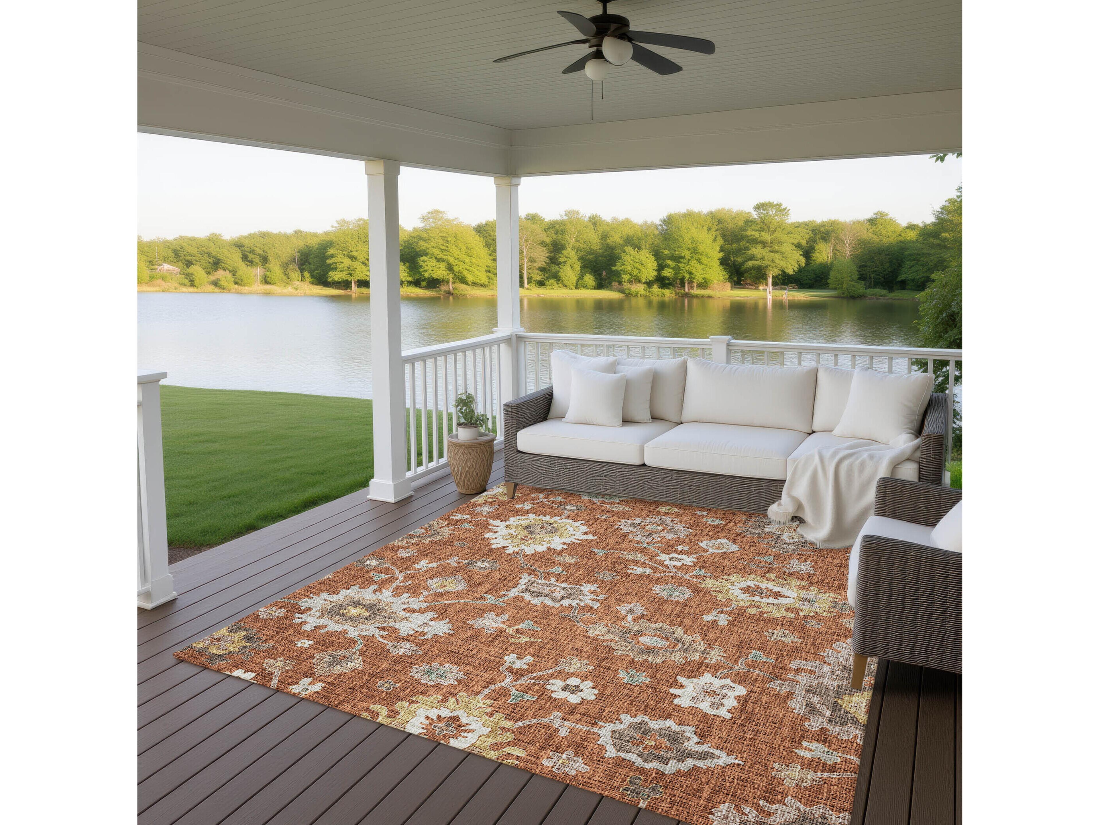 Dalyn Portico Floral Area Rug
