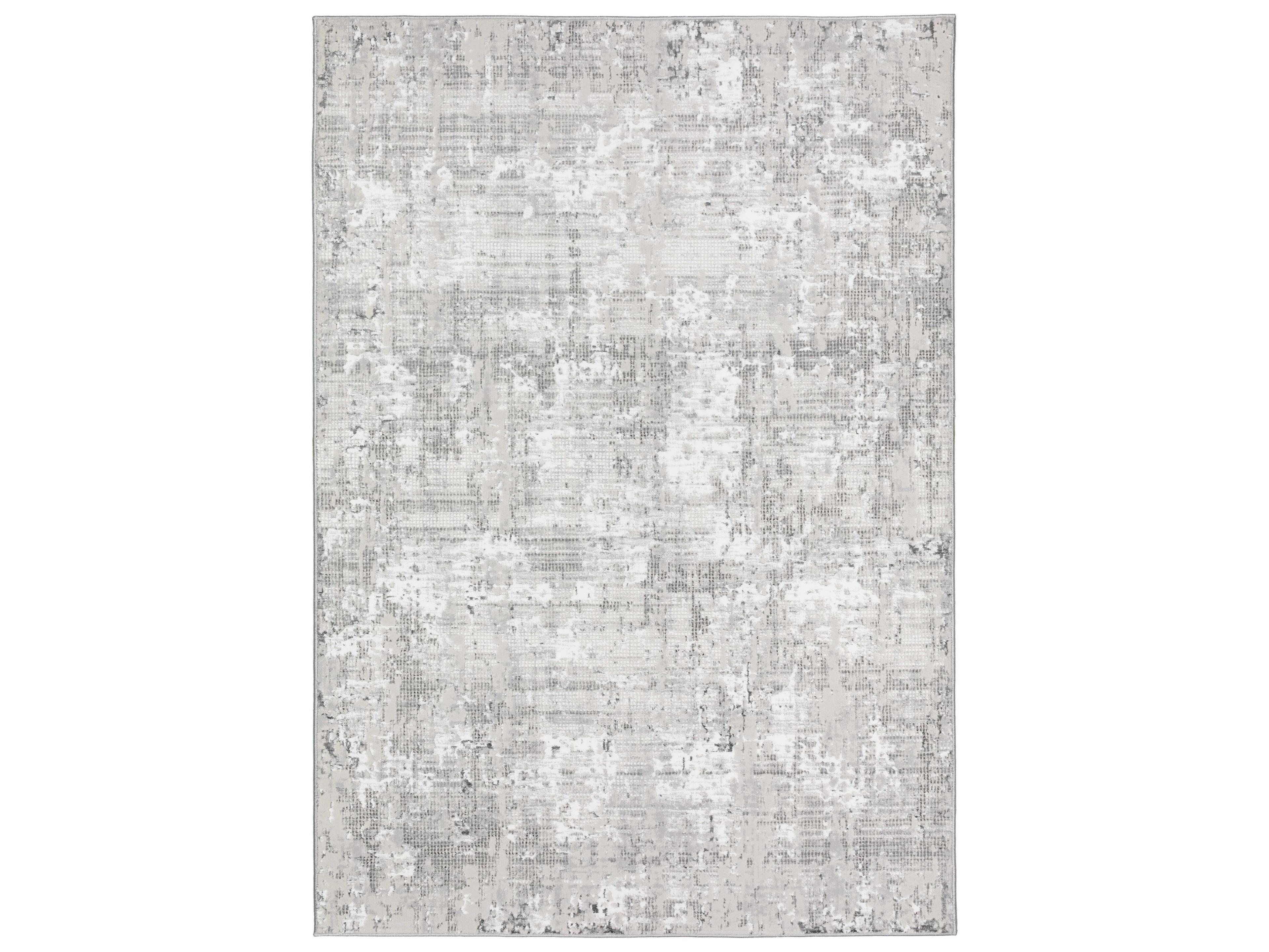 Rhodes RR3 Silver Textured Area Rug