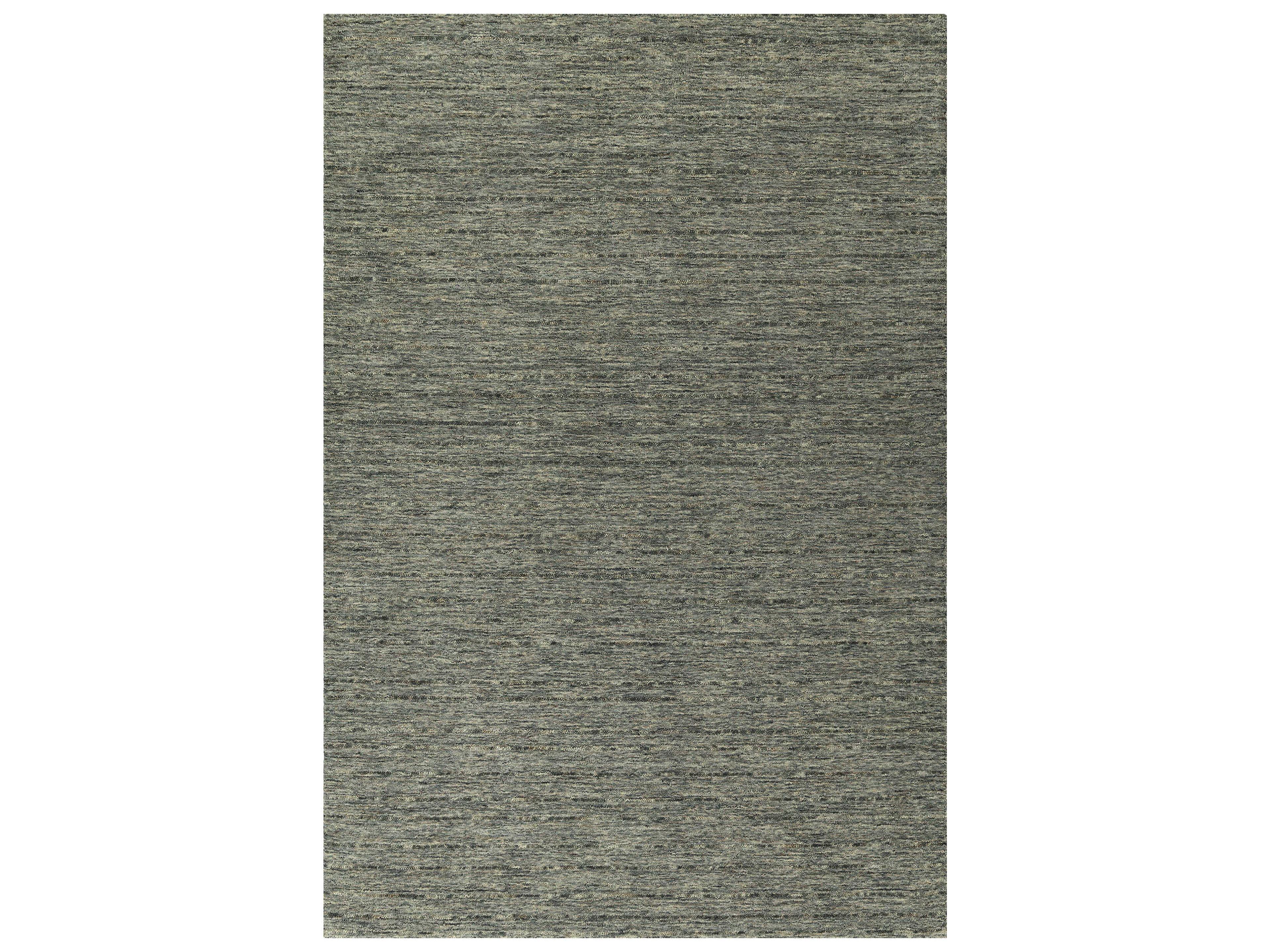 Reya RY7 Carbon Area Rug Hand-Woven Wool