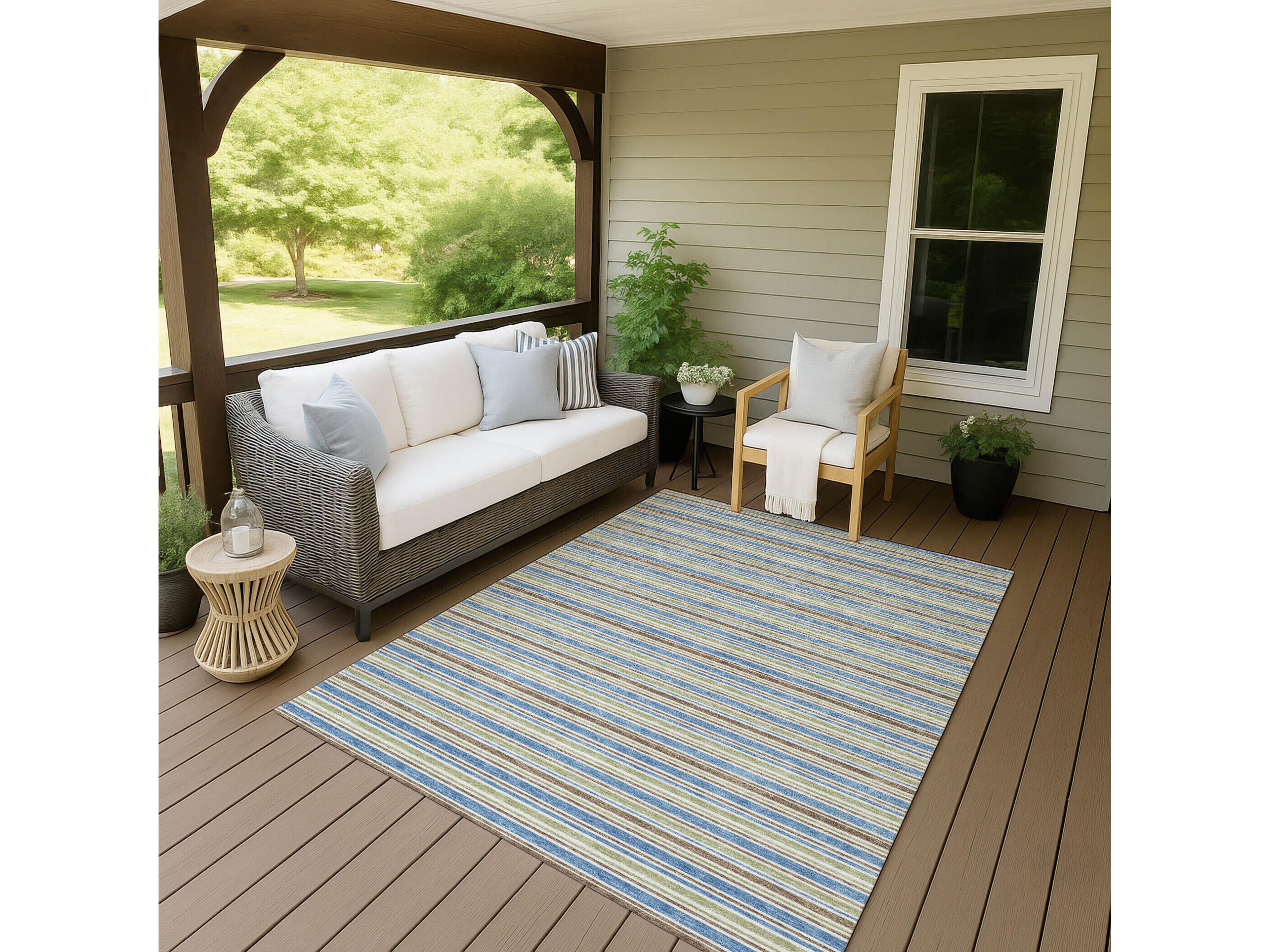 Dalyn Soft Essentials Striped Runner Area Rug