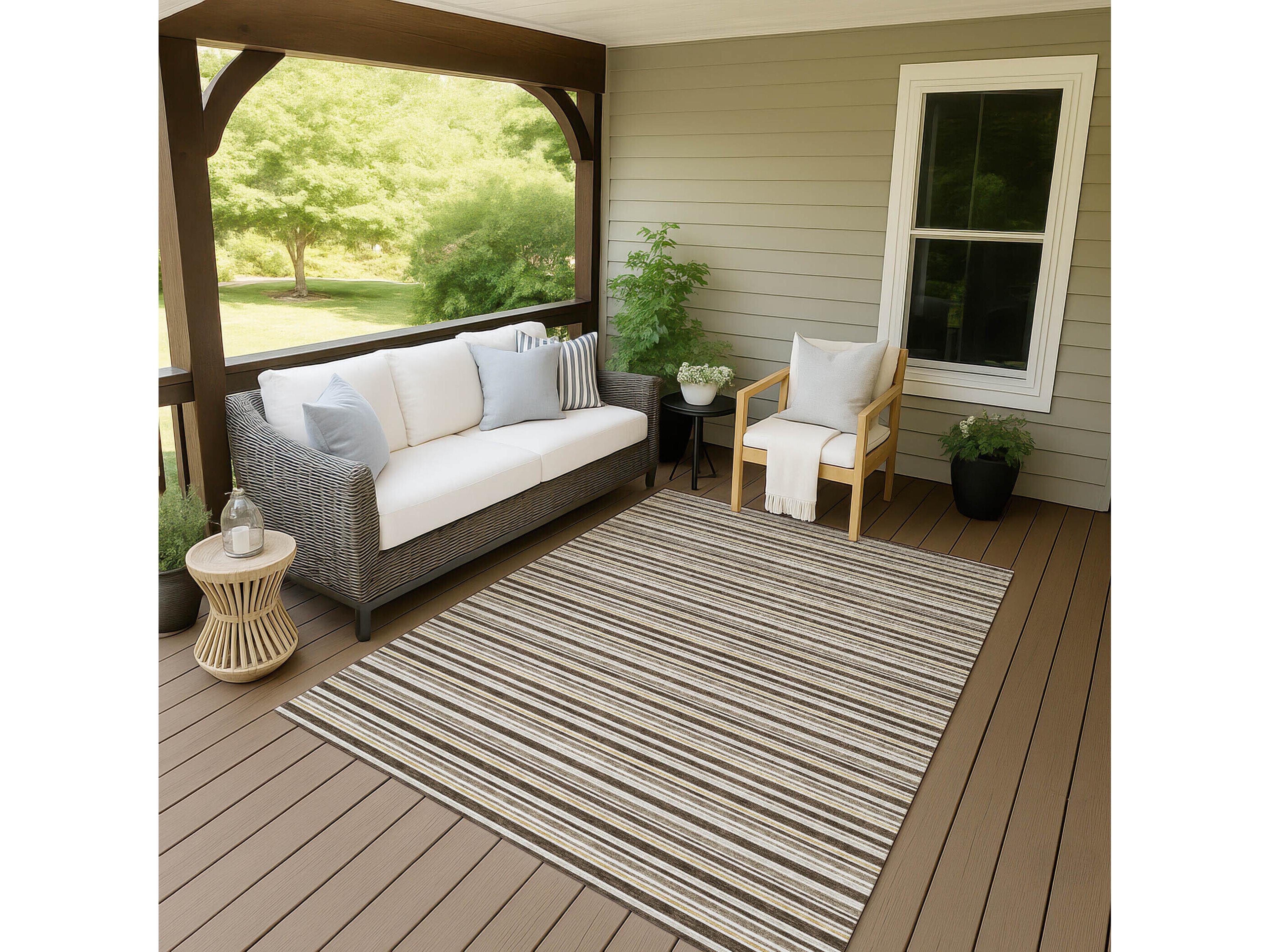 Dalyn Soft Essentials Striped Runner Area Rug