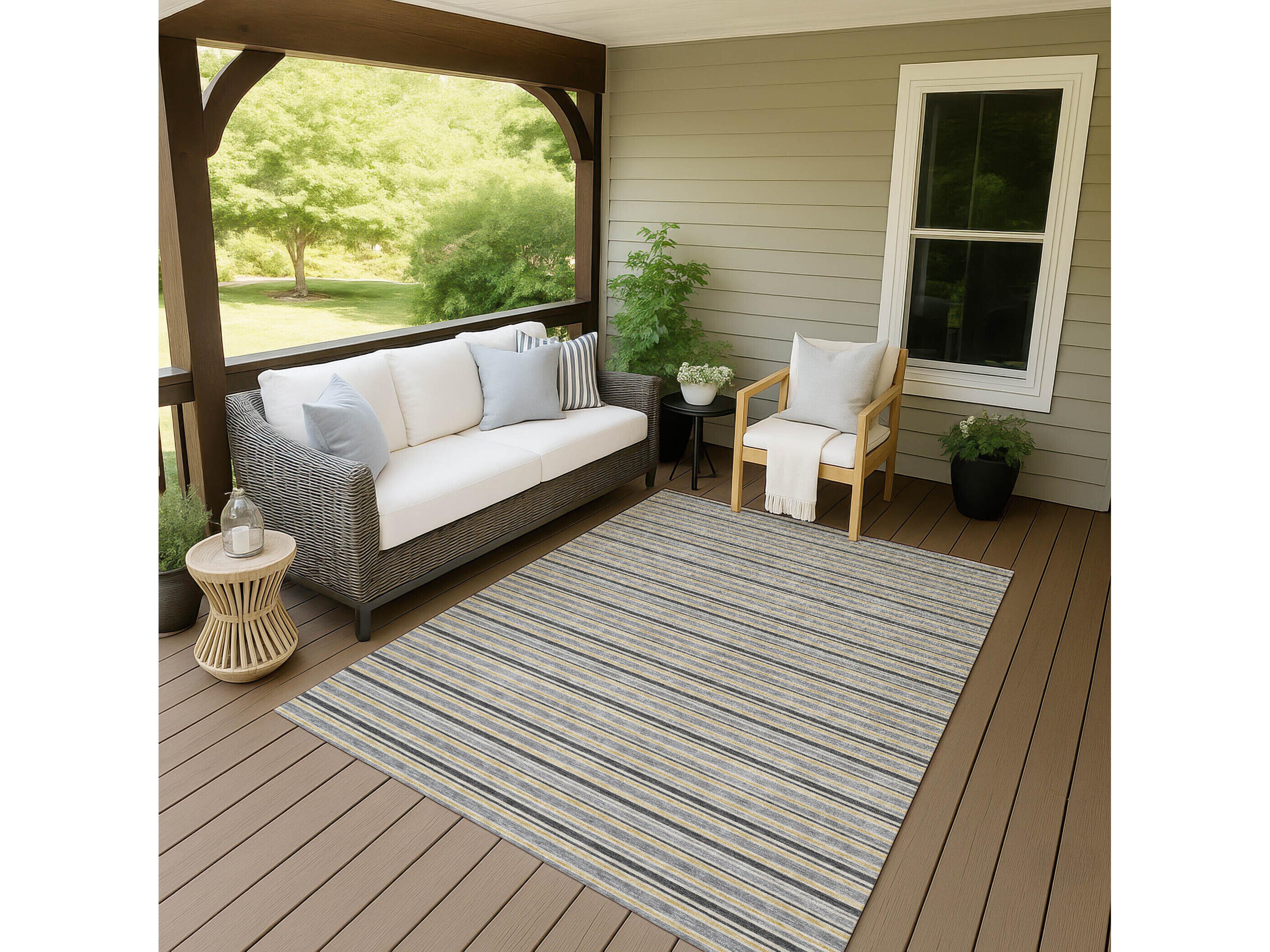 Dalyn Soft Essentials Striped Runner Area Rug