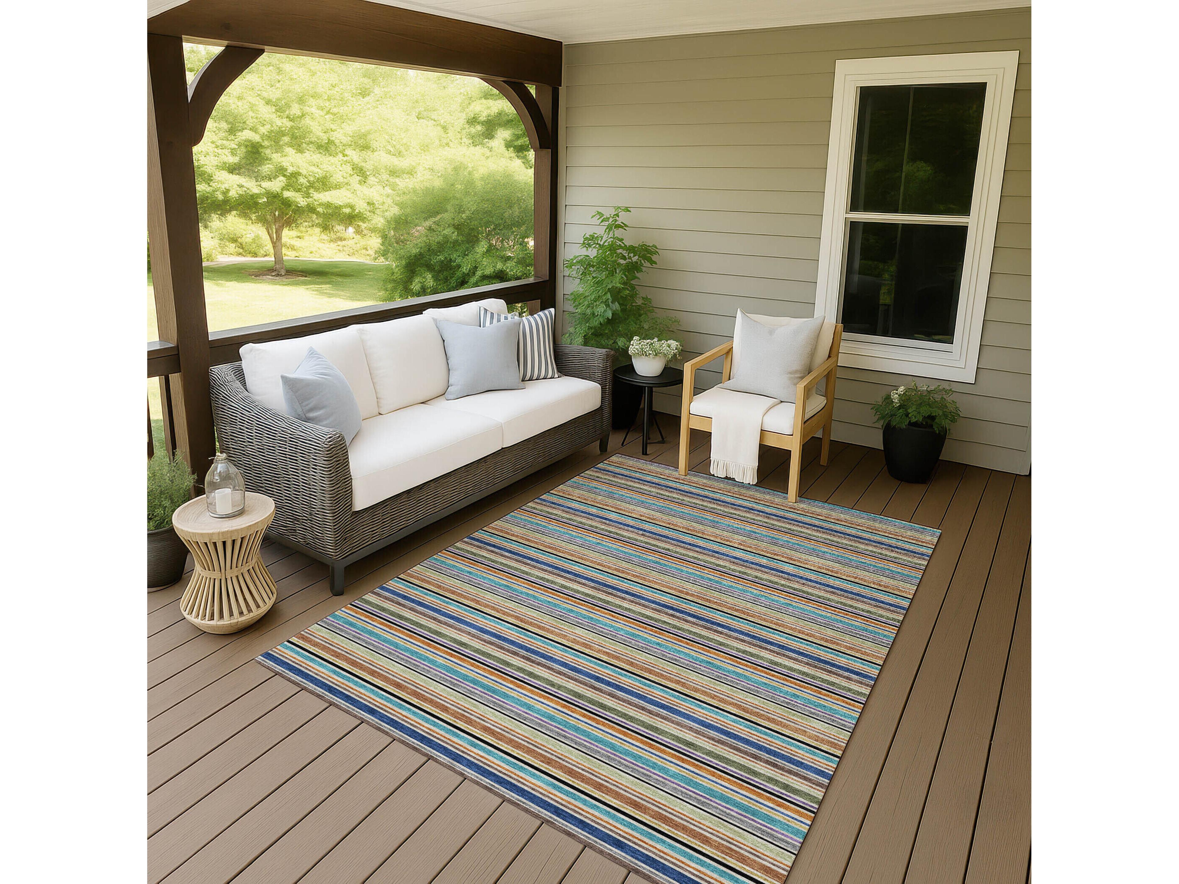 Dalyn Soft Essentials Striped Runner Area Rug