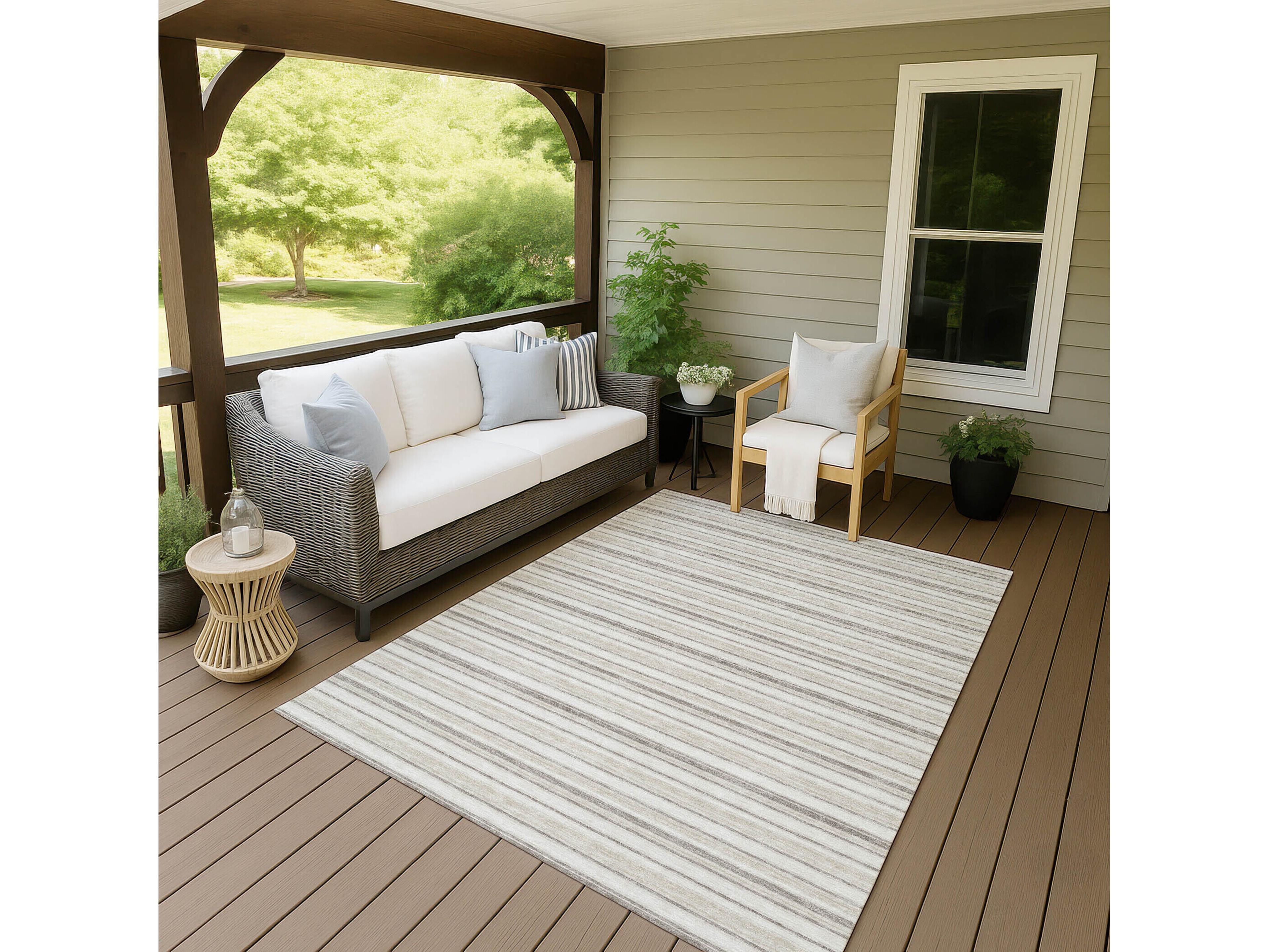 Dalyn Soft Essentials Striped Runner Area Rug