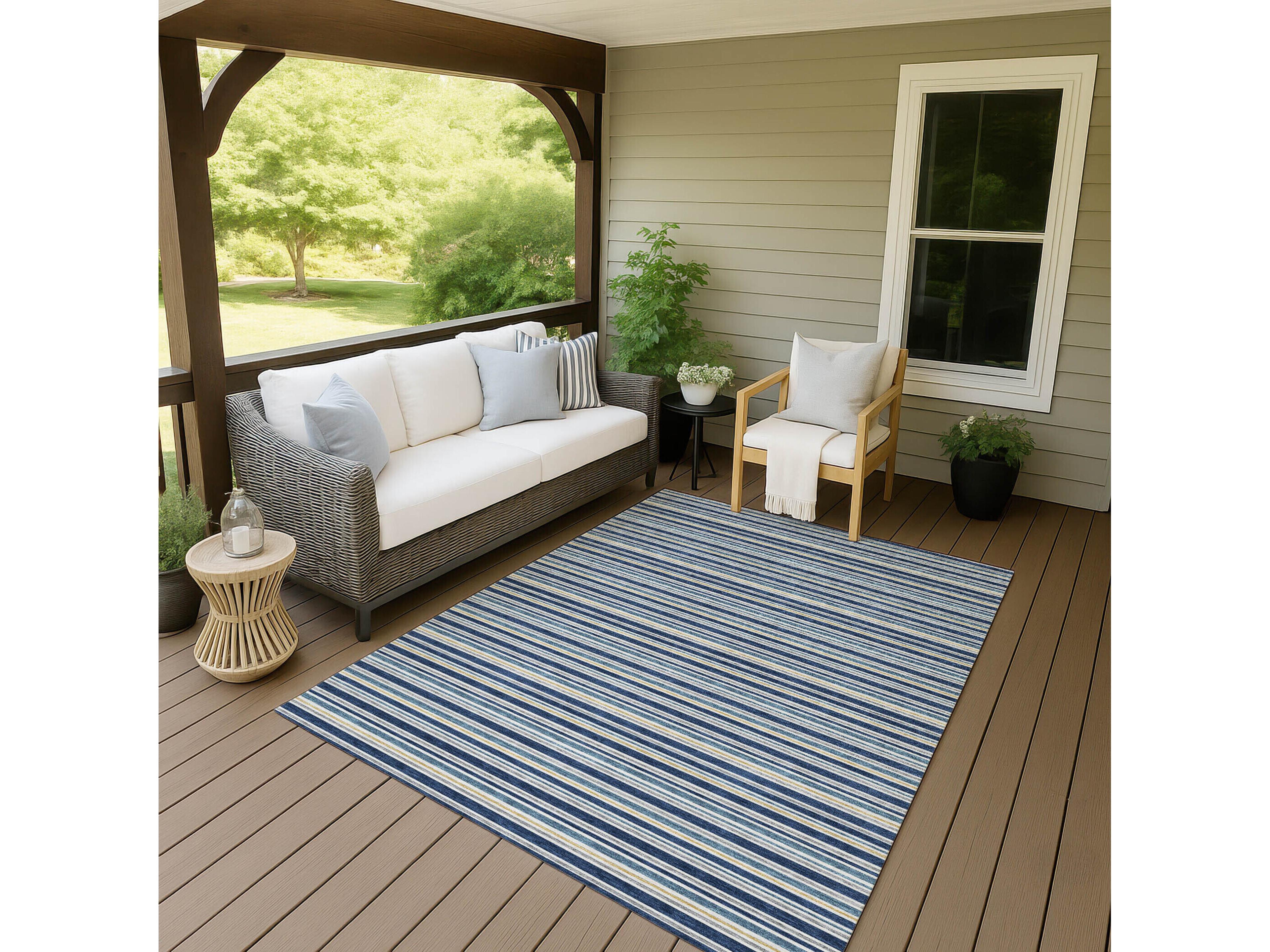 Dalyn Soft Essentials Striped Runner Area Rug
