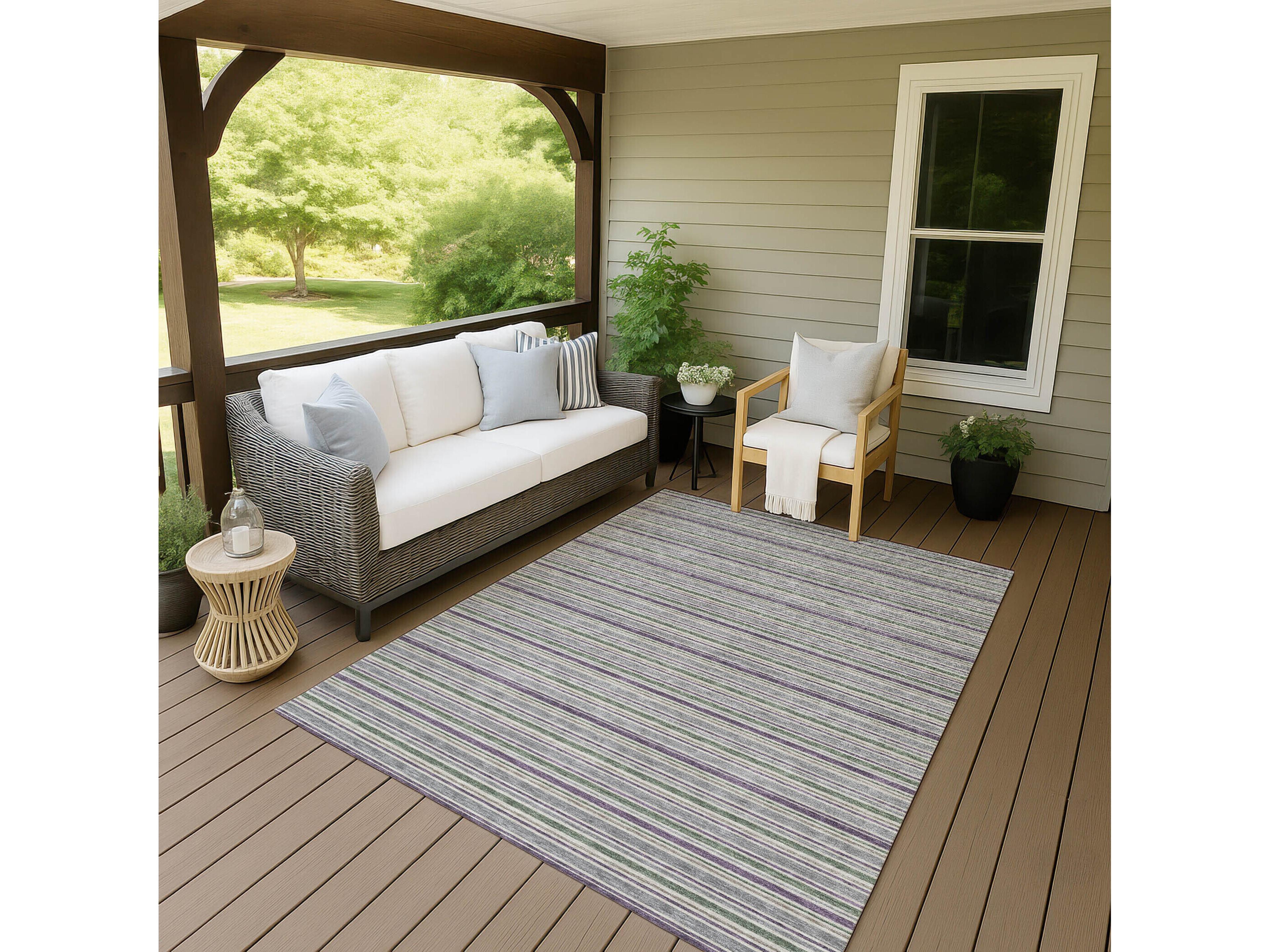 Dalyn Soft Essentials Striped Runner Area Rug