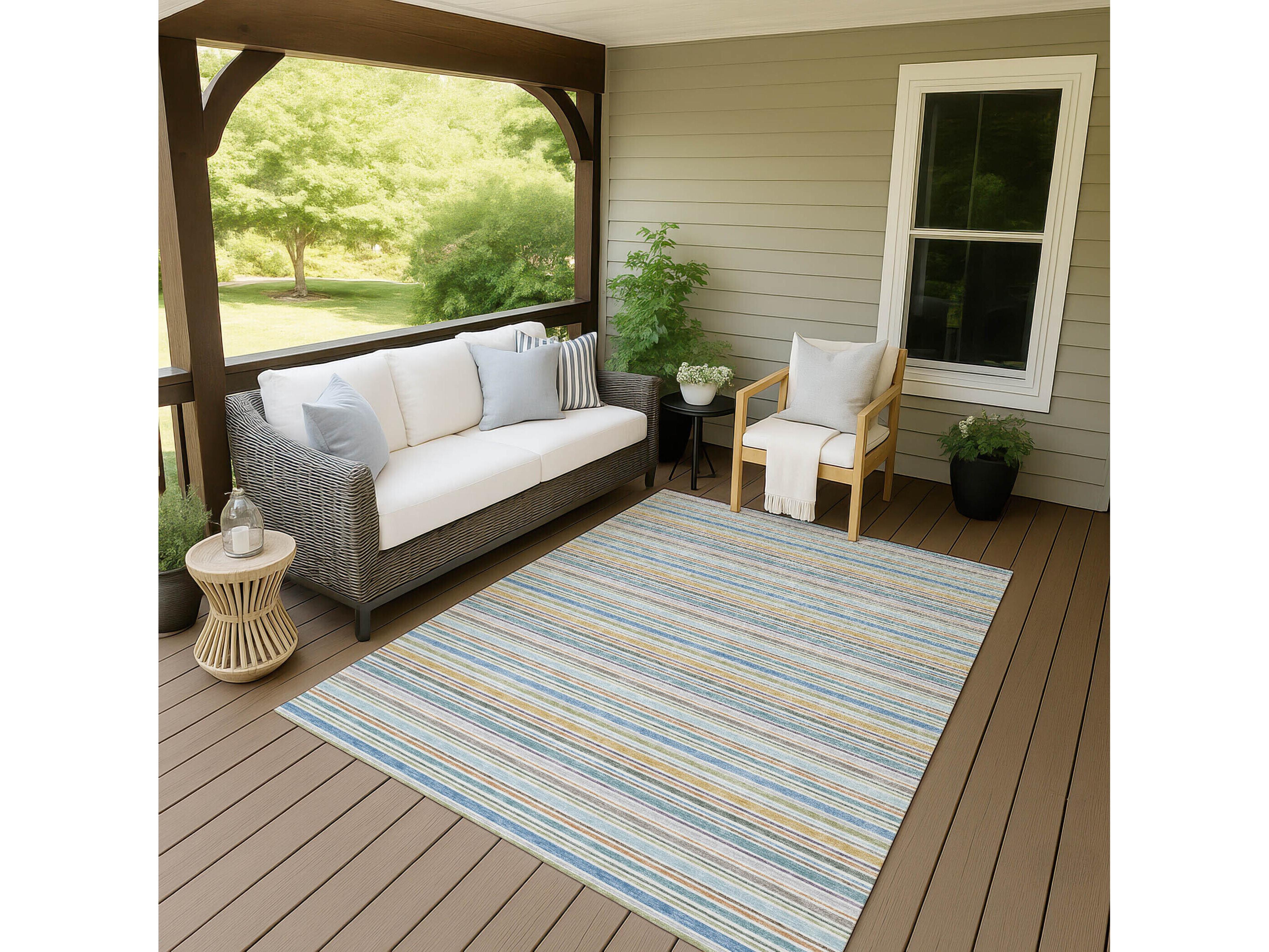 Dalyn Soft Essentials Striped Runner Area Rug