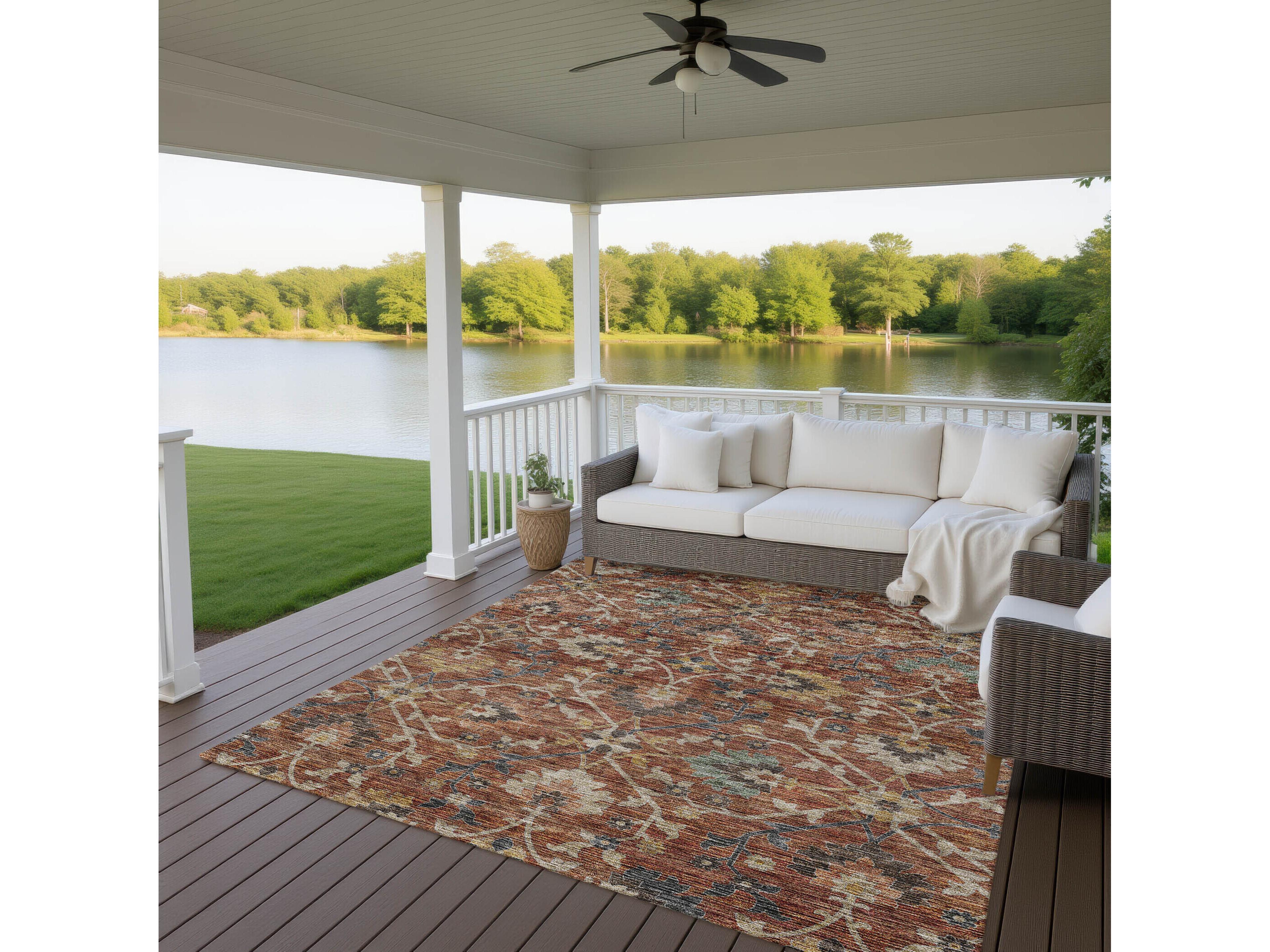 Dalyn Silk Road Floral Area Rug