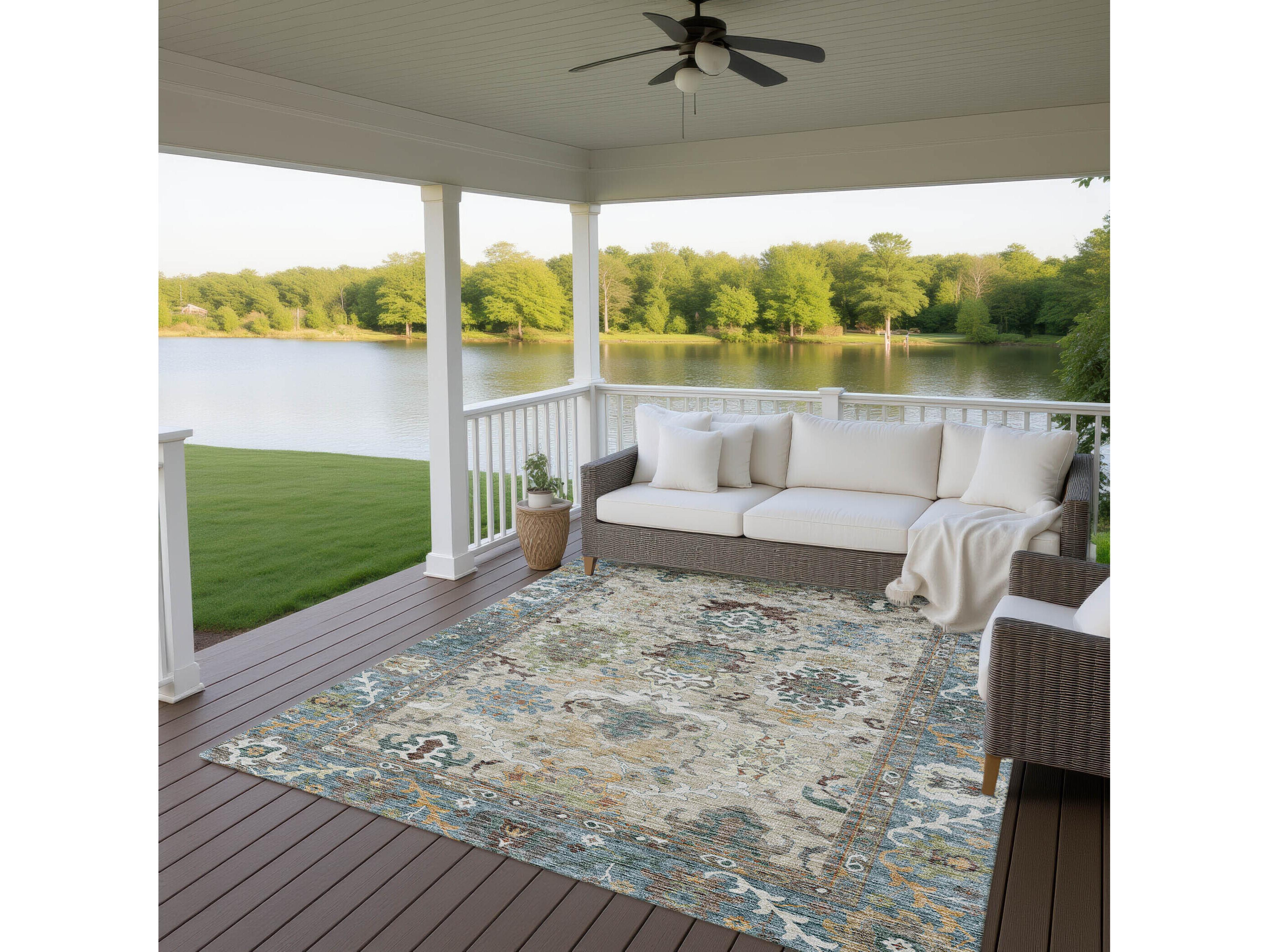 Dalyn Silk Road Bordered Area Rug