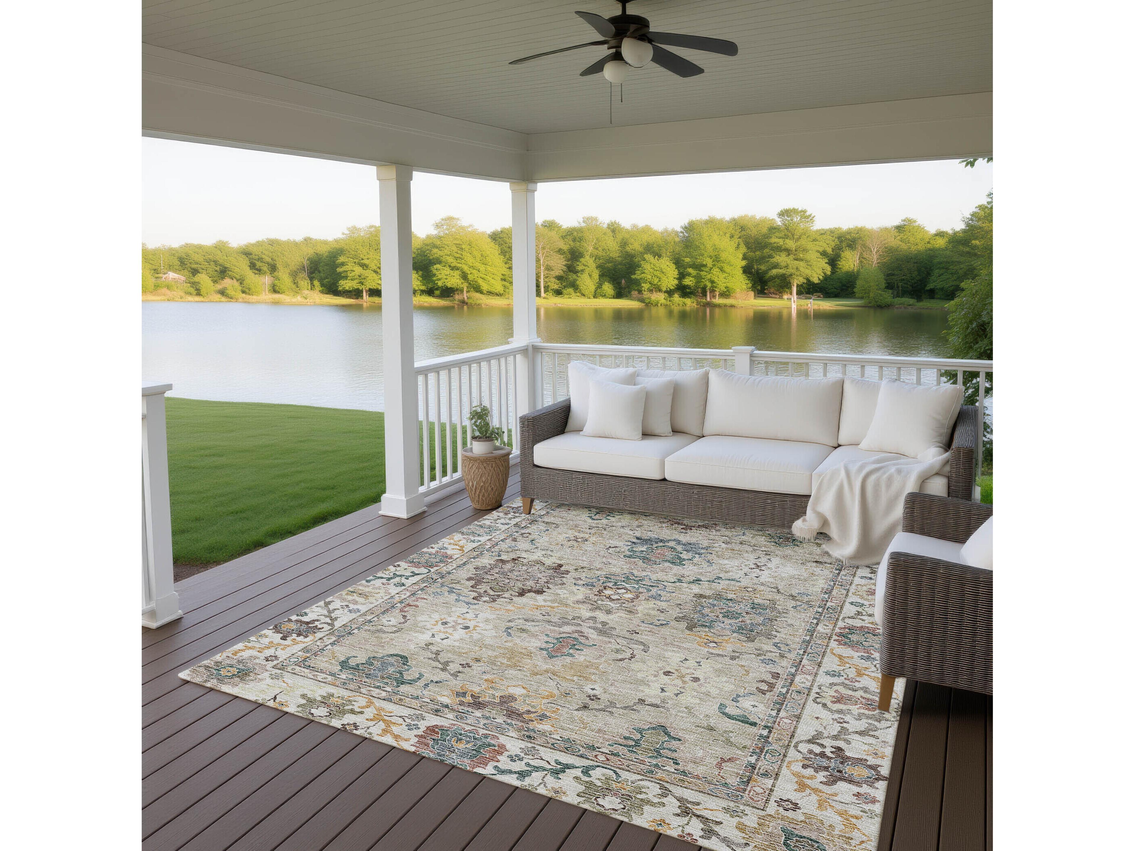 Dalyn Silk Road Bordered Area Rug