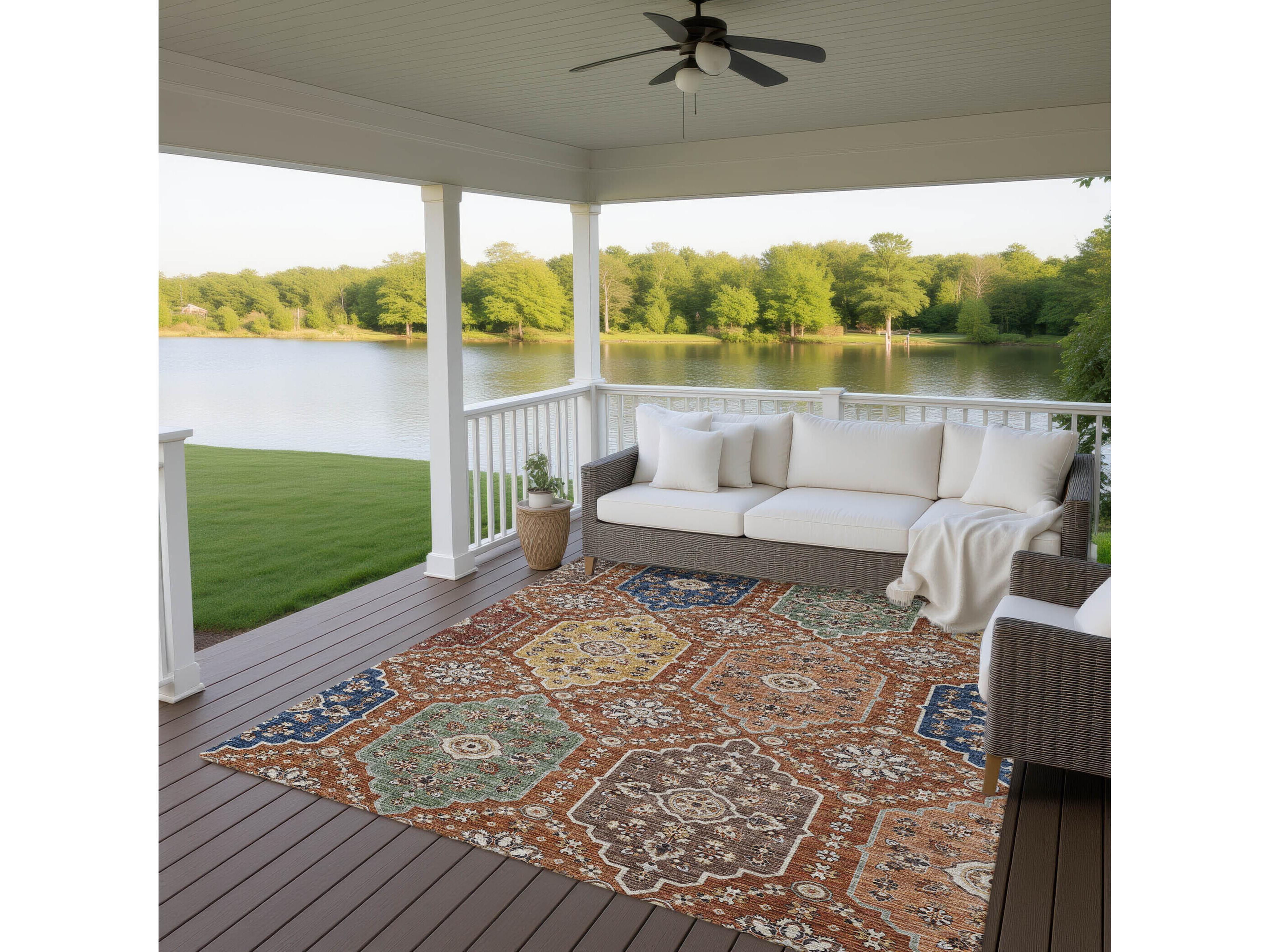 Dalyn Silk Road Floral Area Rug