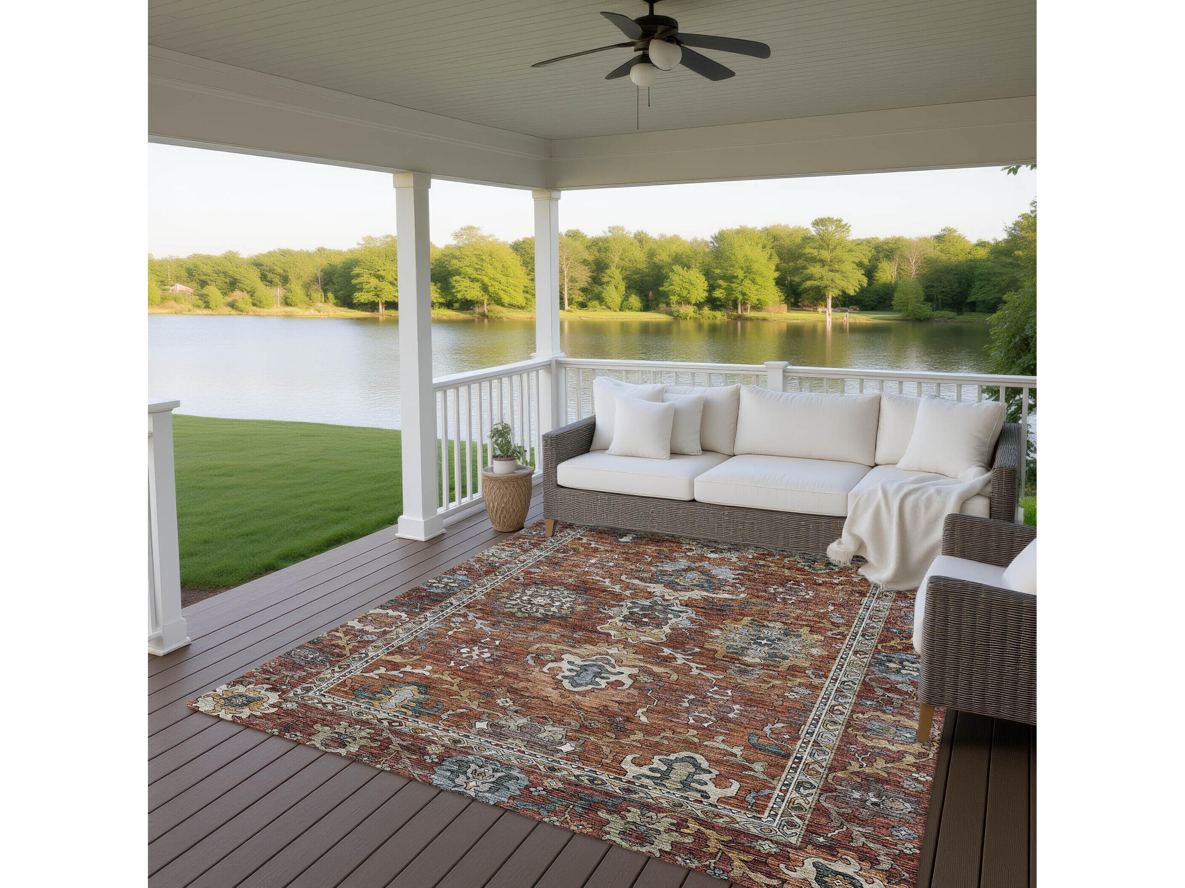 Dalyn Silk Road Bordered Area Rug