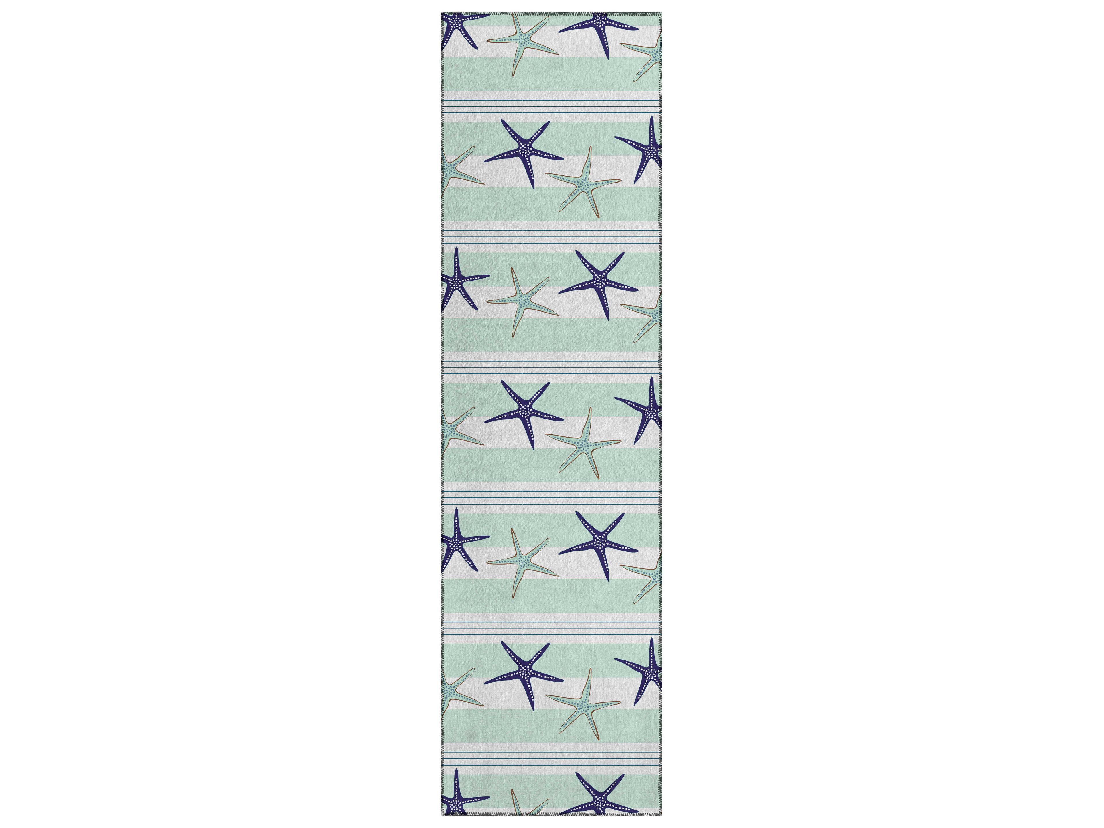 Seabreeze Graphic Runner Area Rug