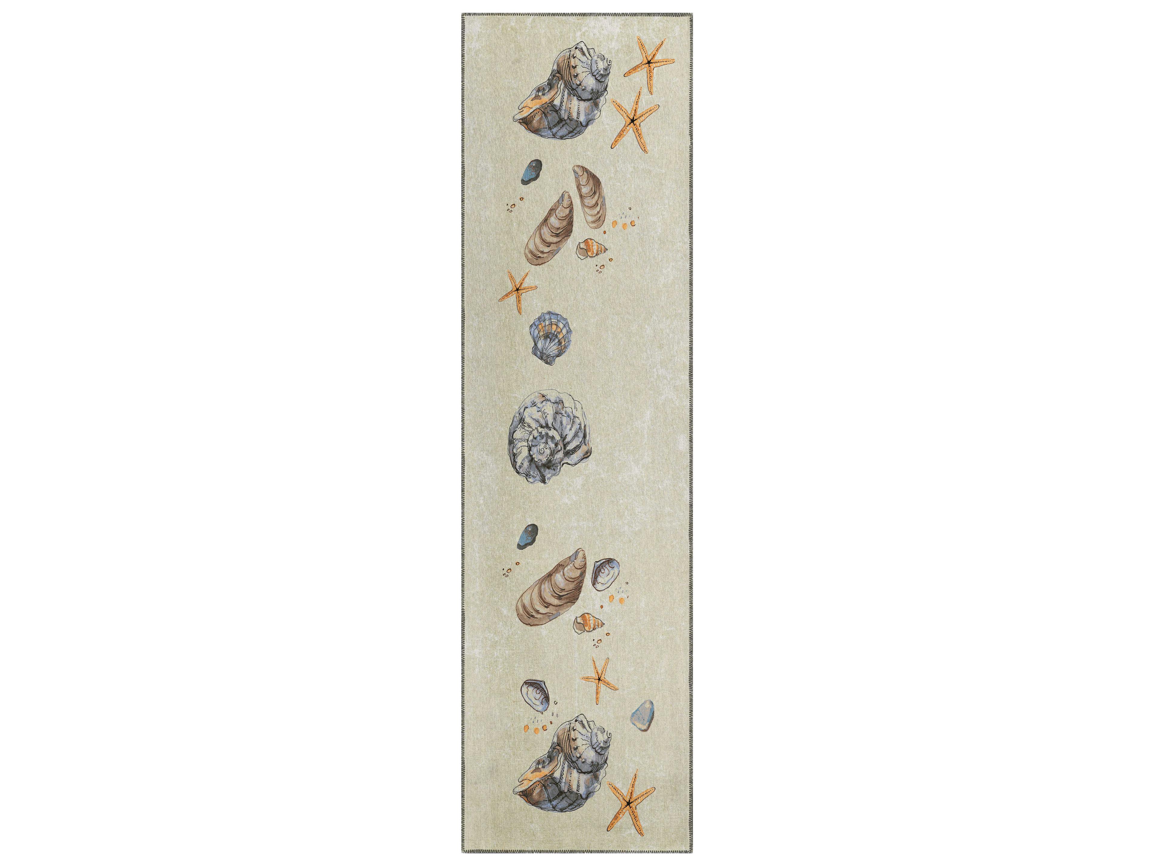 Seabreeze Graphic Runner Area Rug