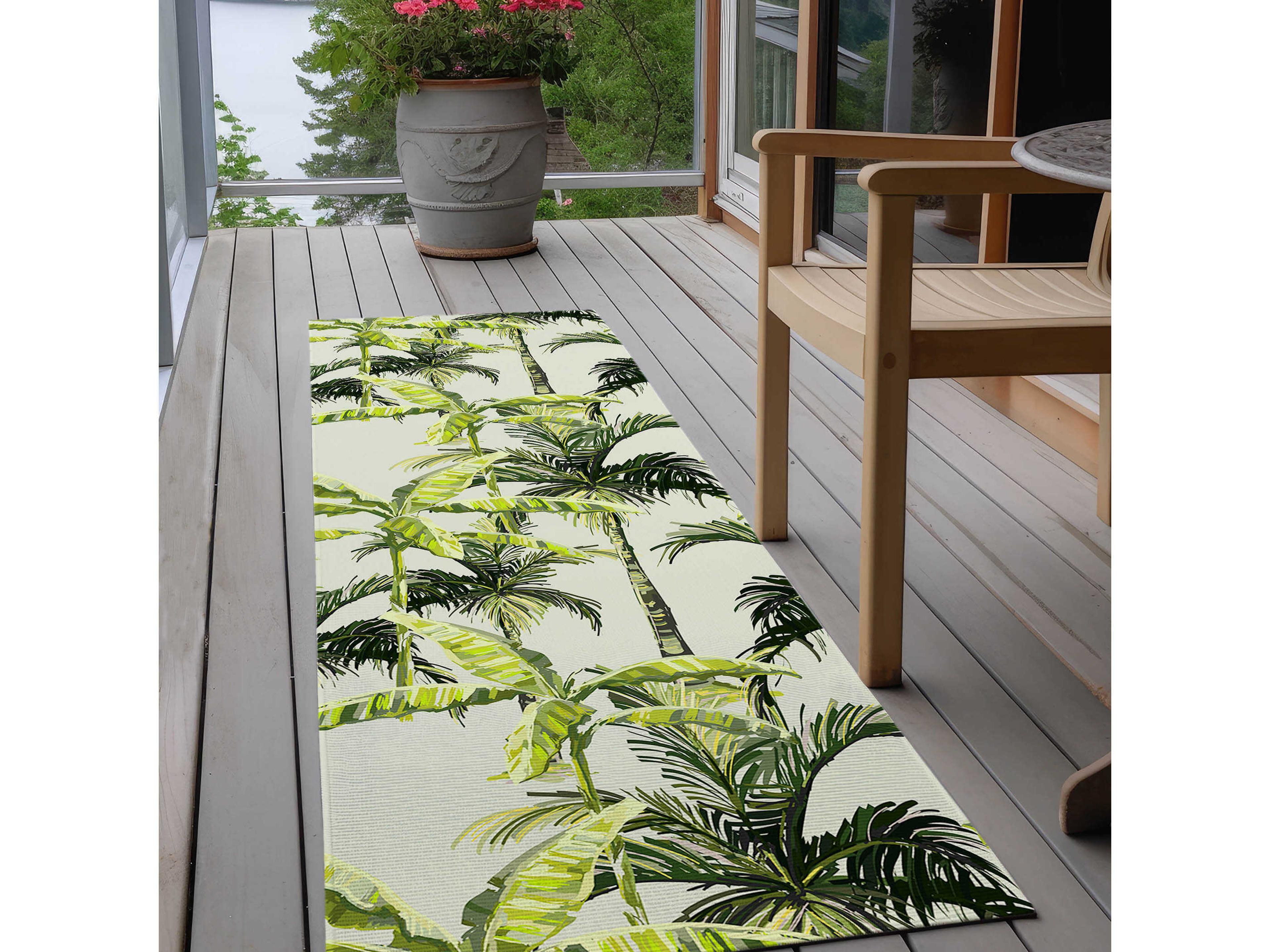 Dalyn Tropics Graphic Runner Area Rug
