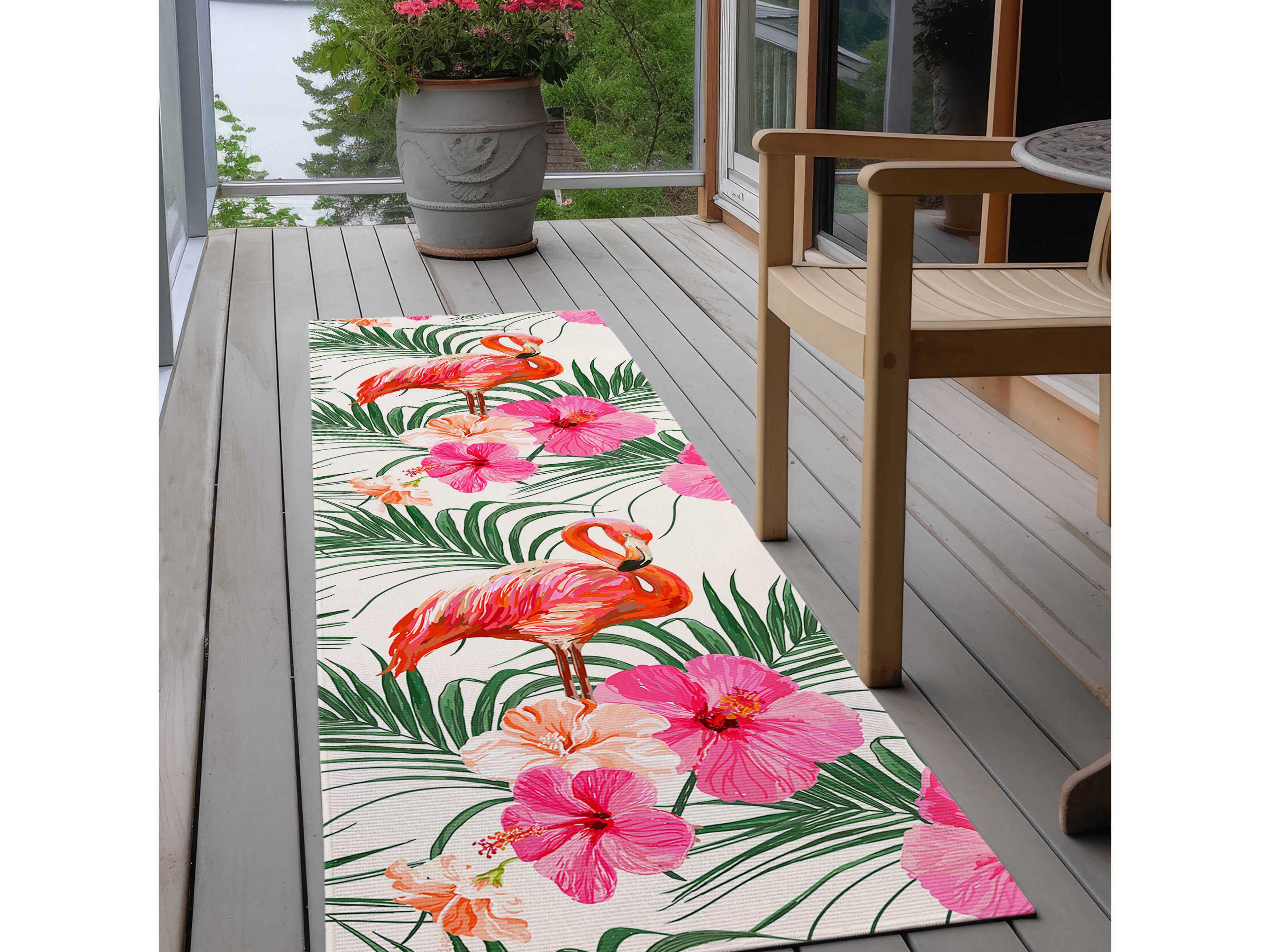 Dalyn Tropics Graphic Runner Area Rug
