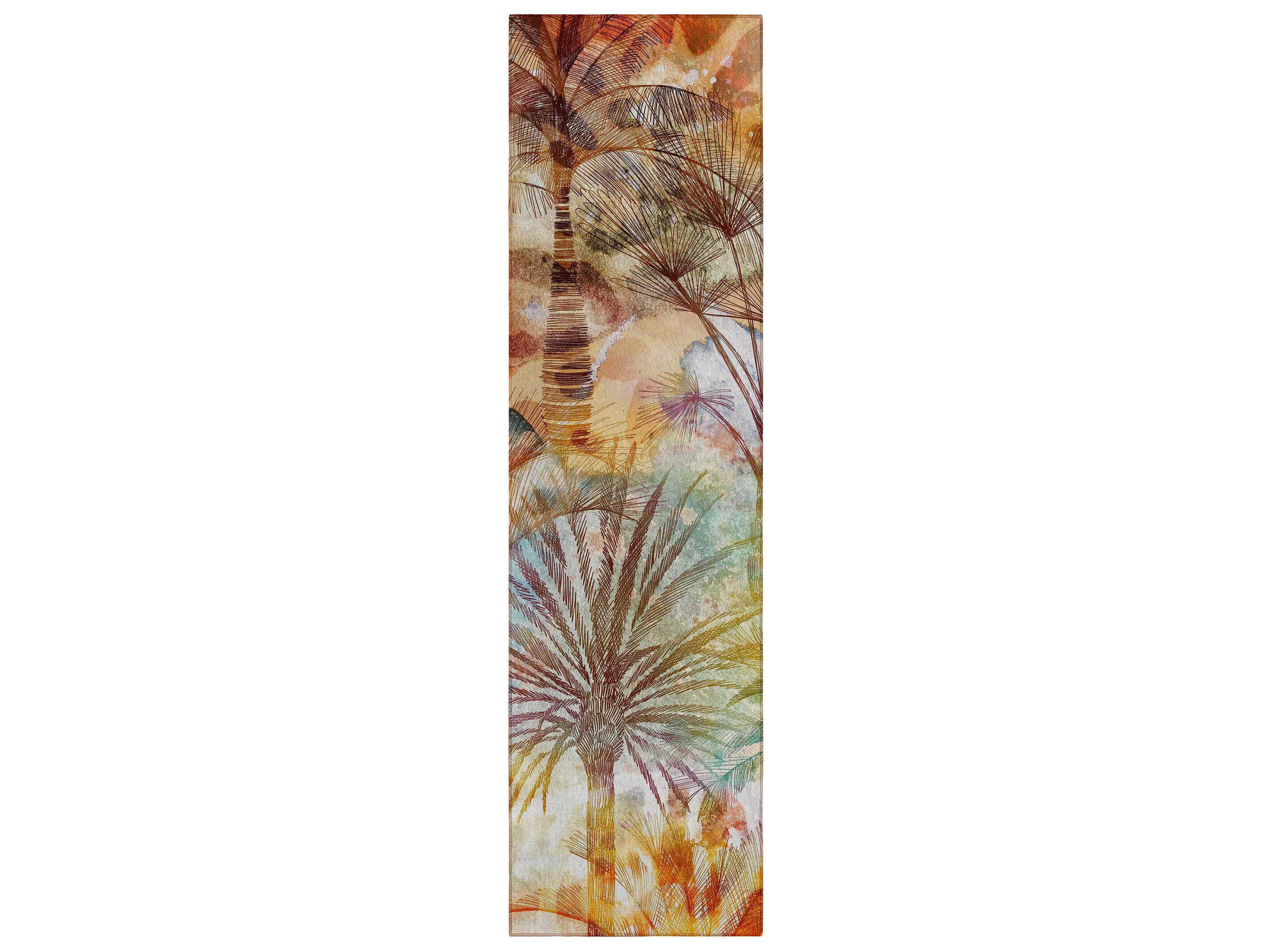 Tropics Graphic Runner Area Rug