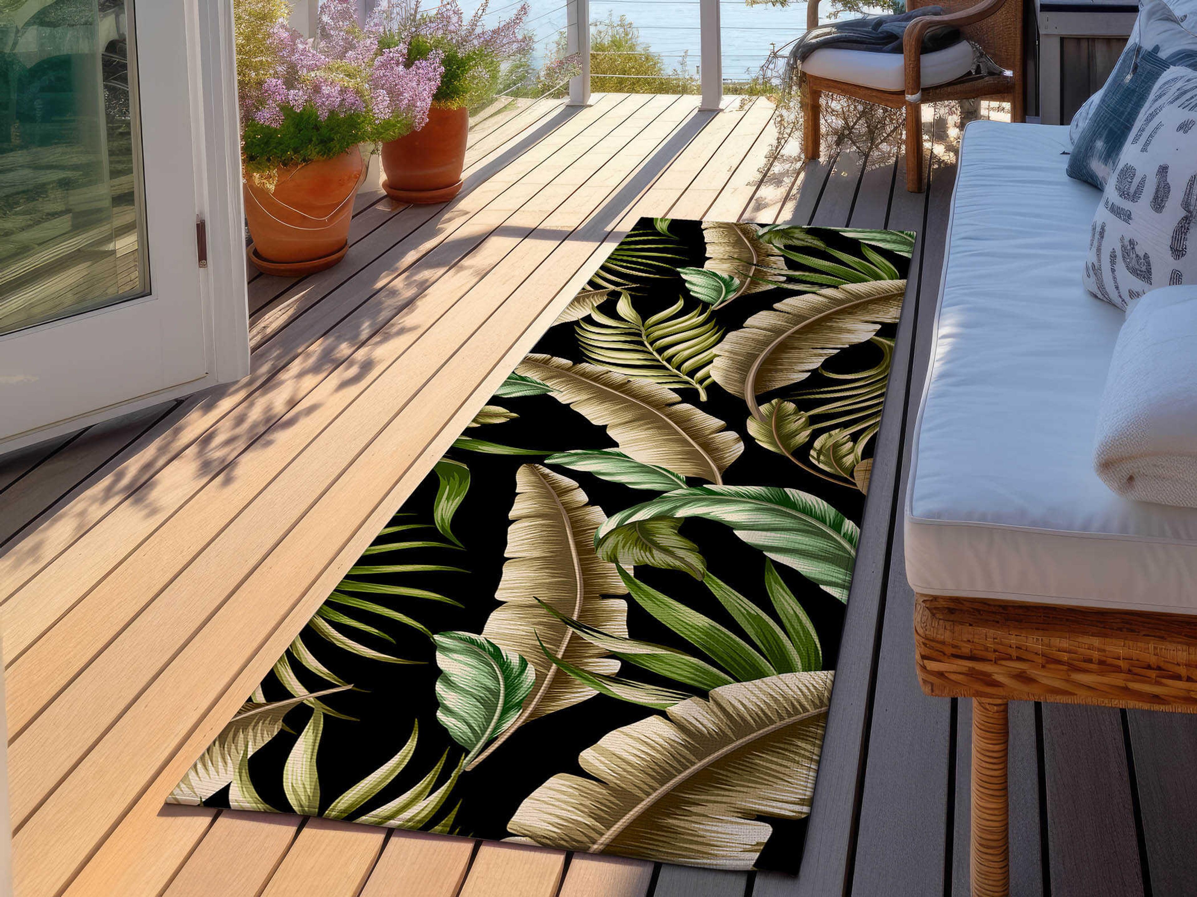 Dalyn Tropics Graphic Runner Area Rug