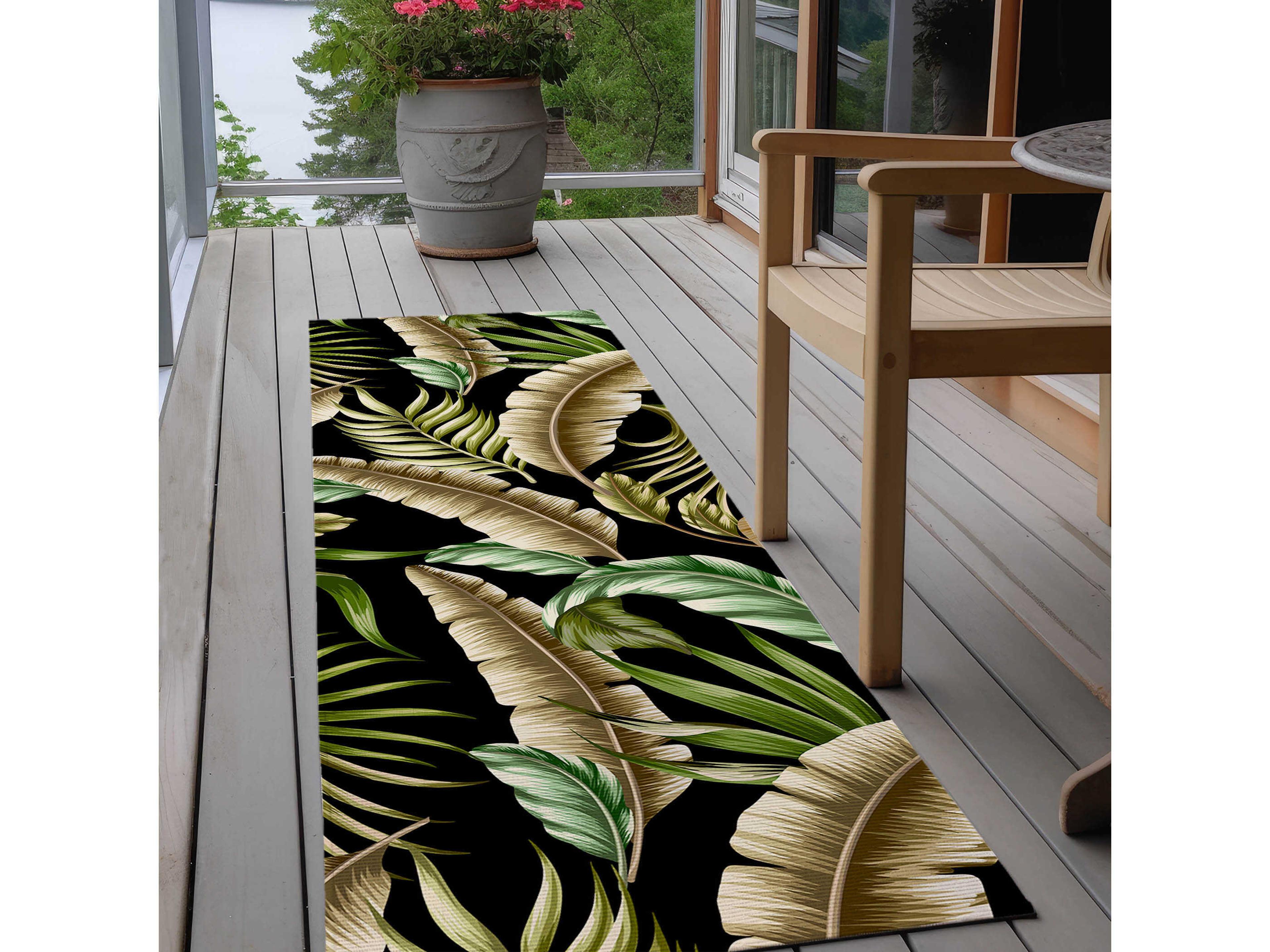 Dalyn Tropics Graphic Runner Area Rug