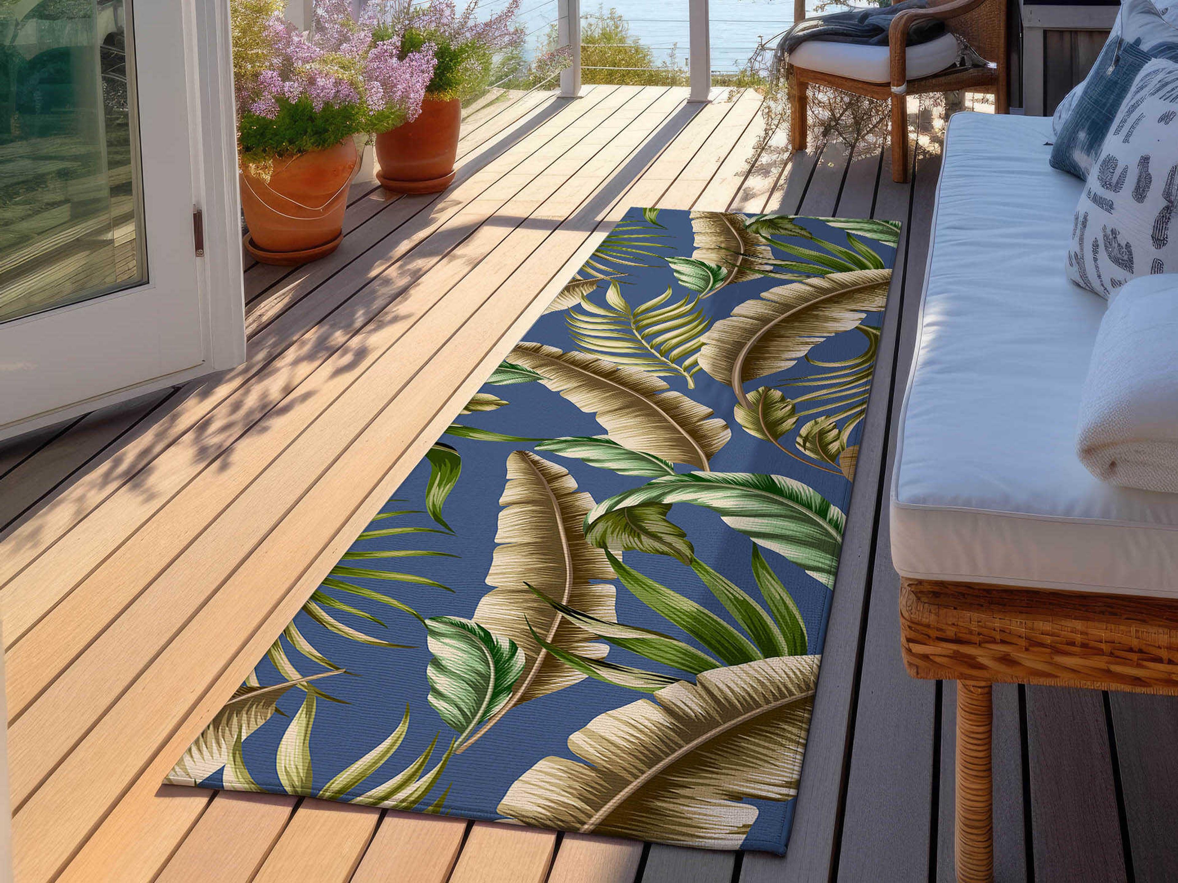 Dalyn Tropics Graphic Runner Area Rug