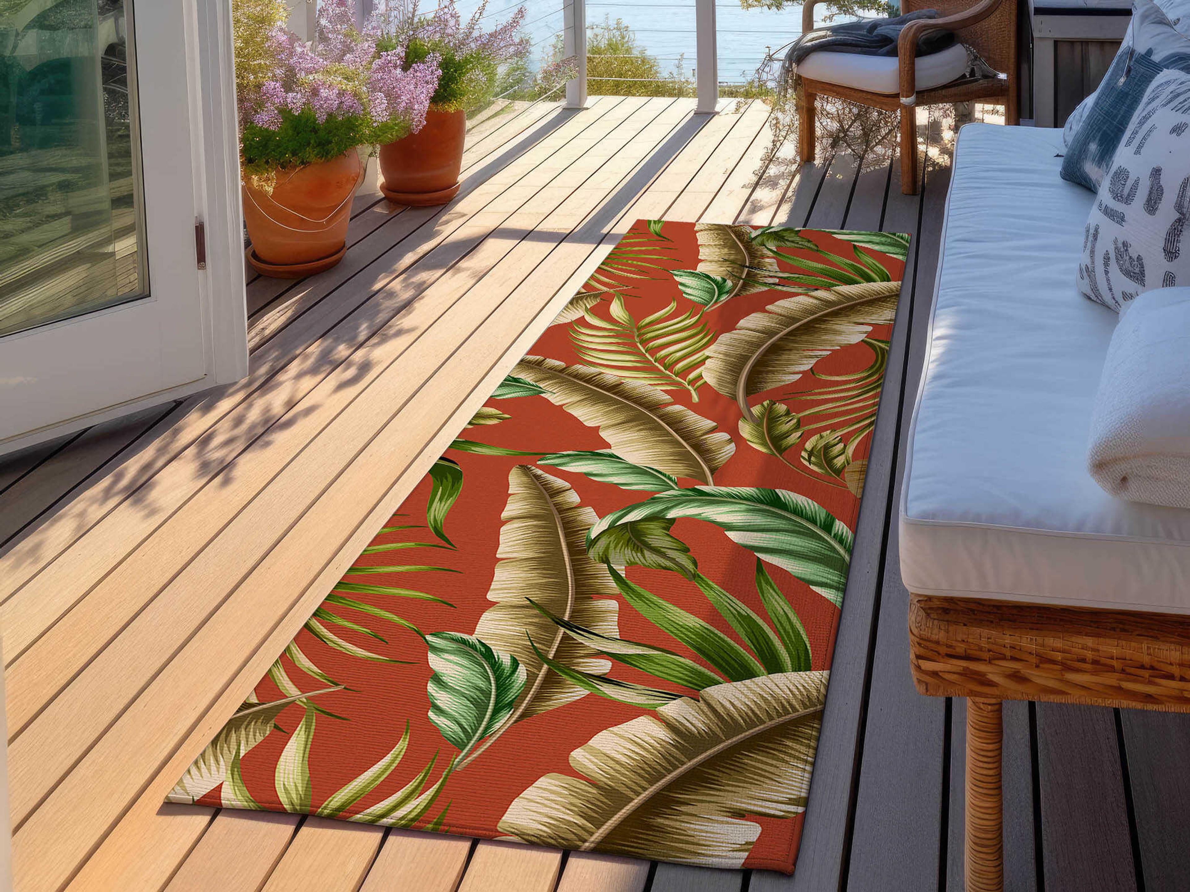 Dalyn Tropics Graphic Runner Area Rug