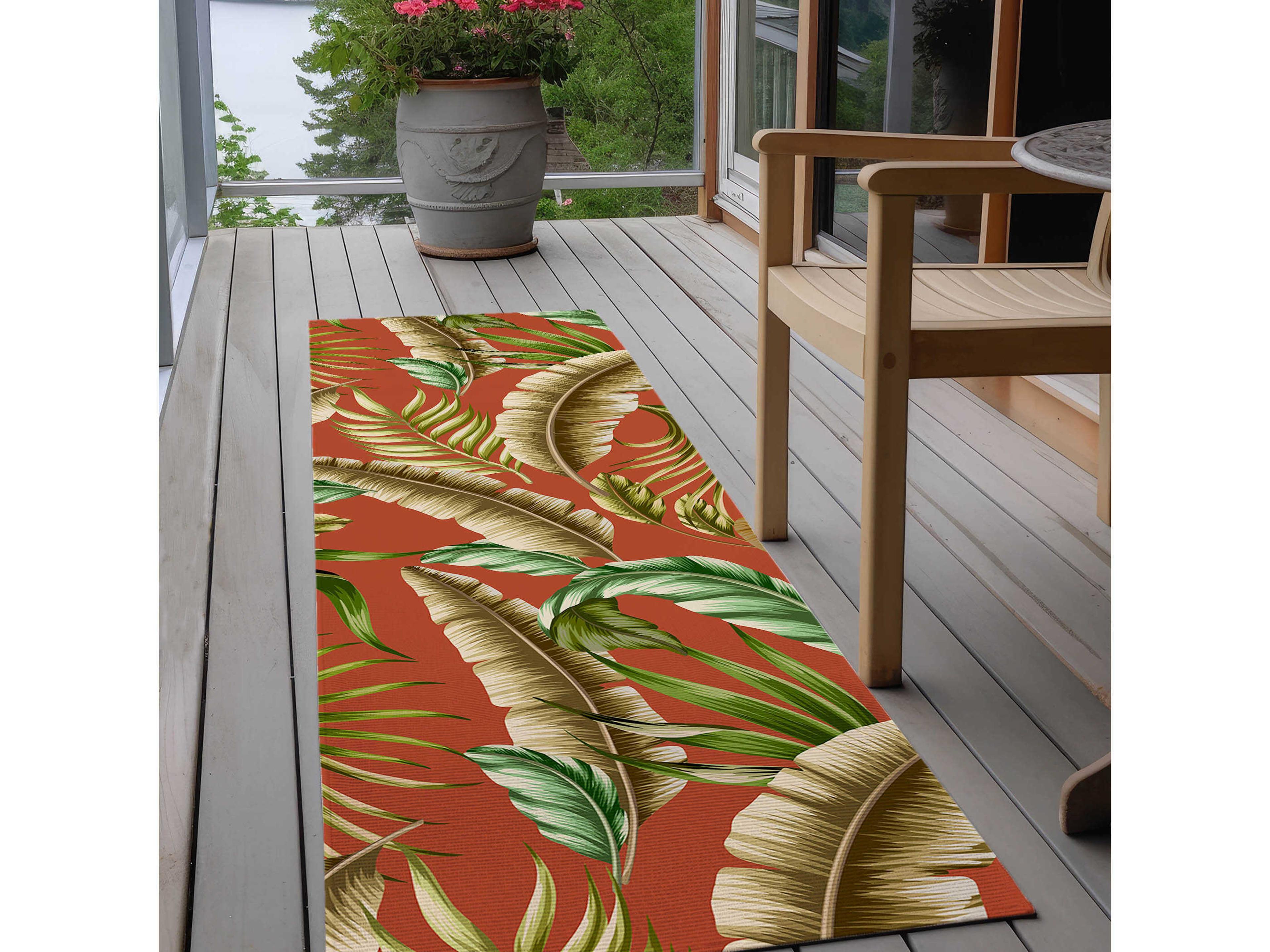 Dalyn Tropics Graphic Runner Area Rug