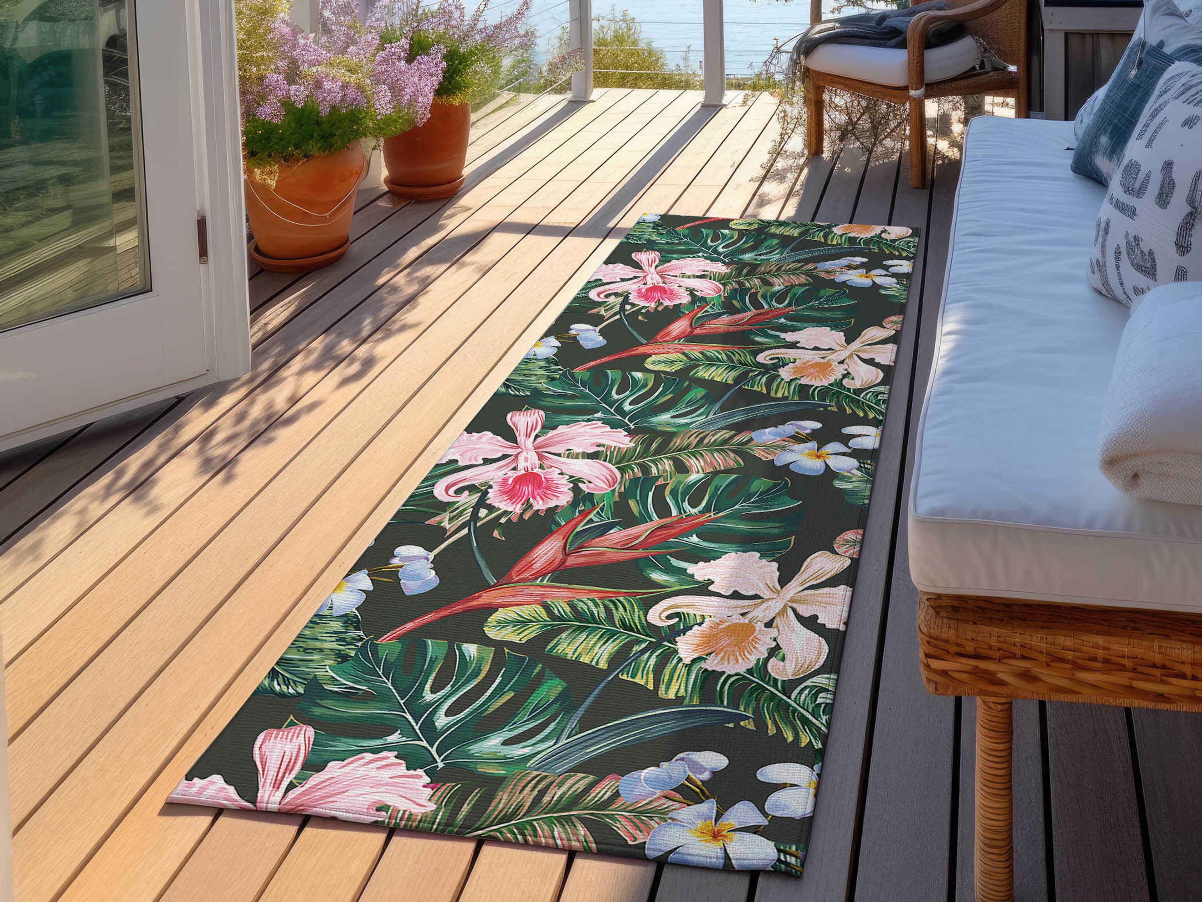 Dalyn Tropics Graphic Runner Area Rug
