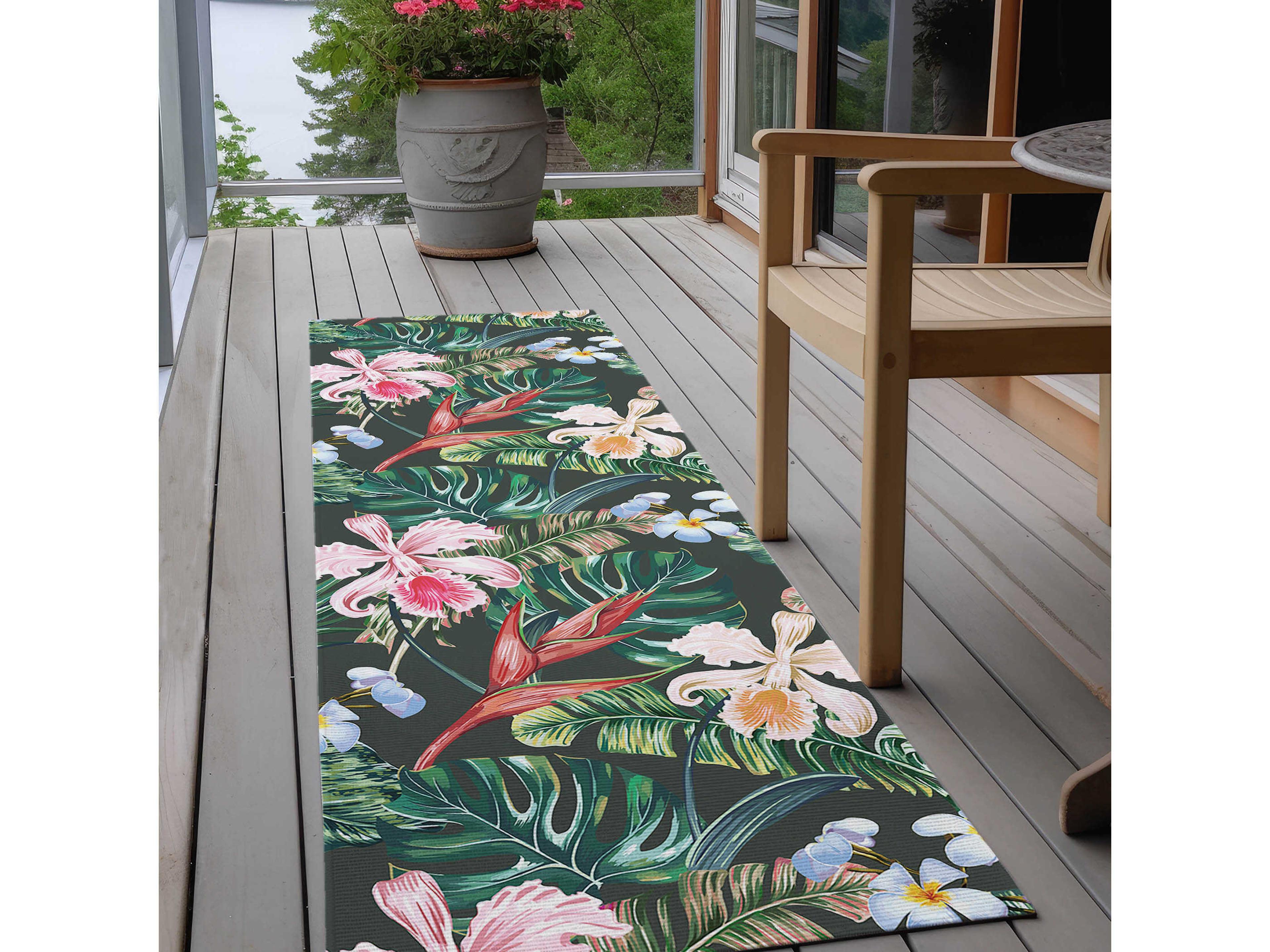 Dalyn Tropics Graphic Runner Area Rug