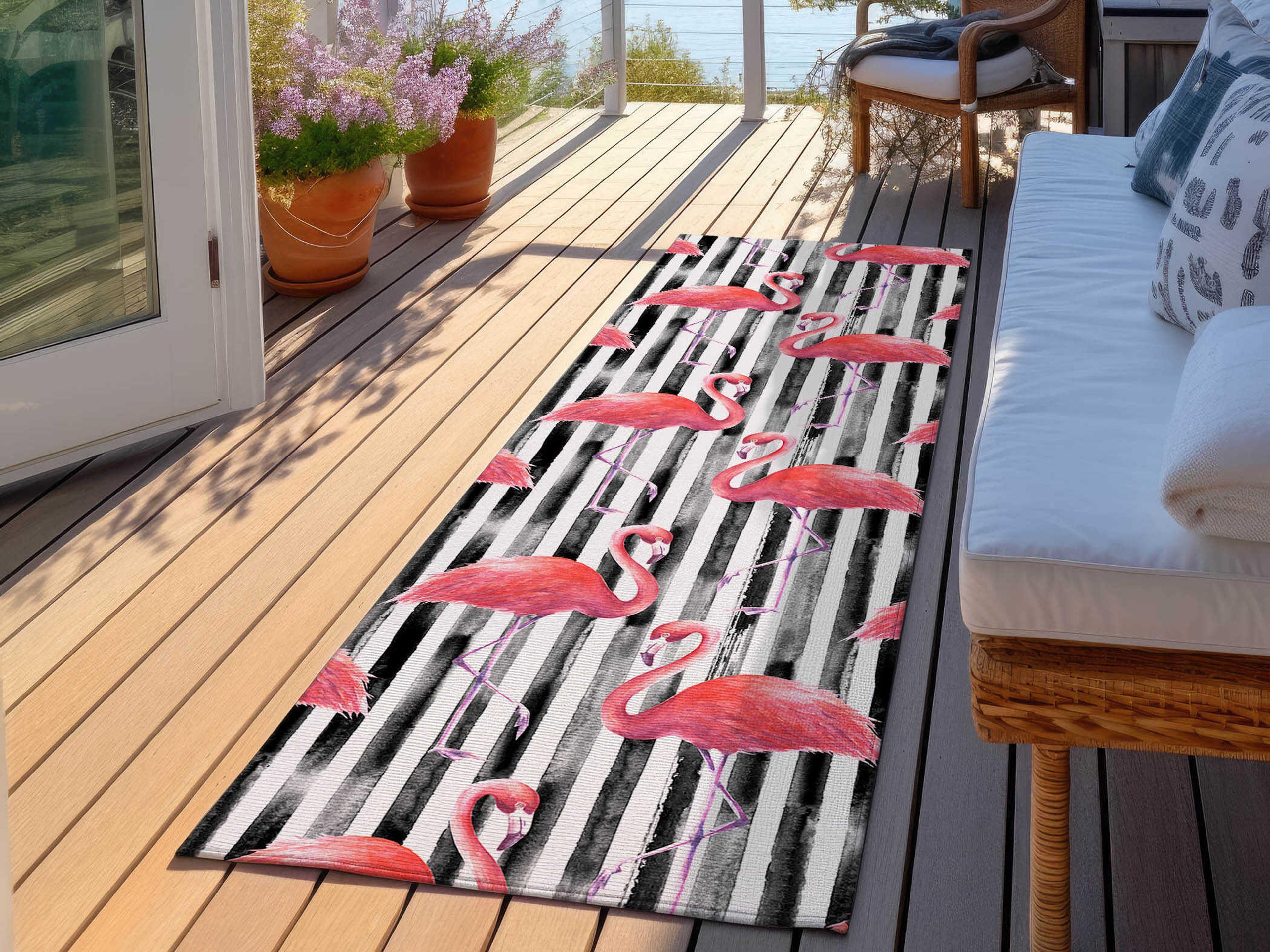 Dalyn Tropics Graphic Runner Area Rug