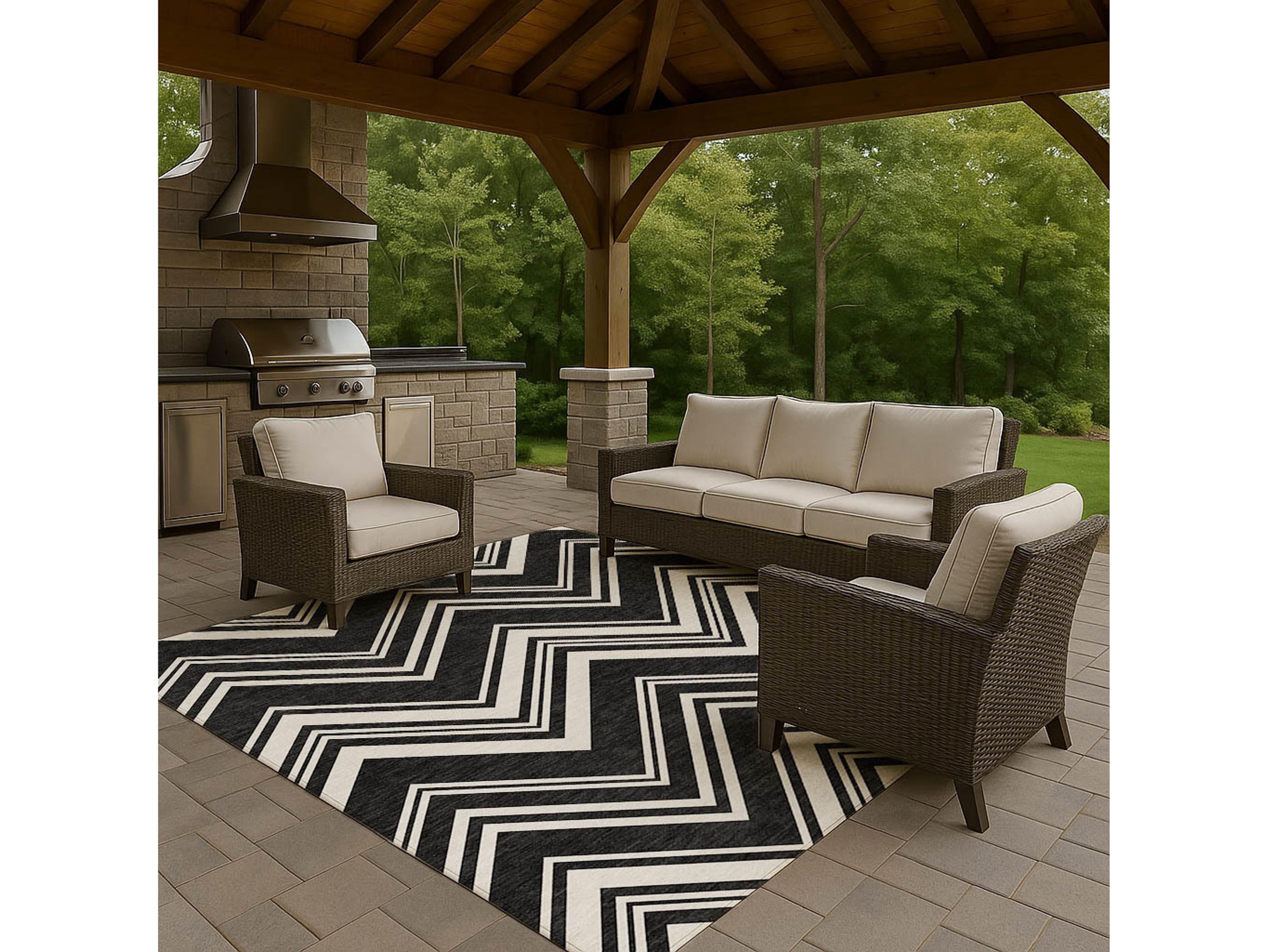 Dalyn The Reserve Chevron Area Rug