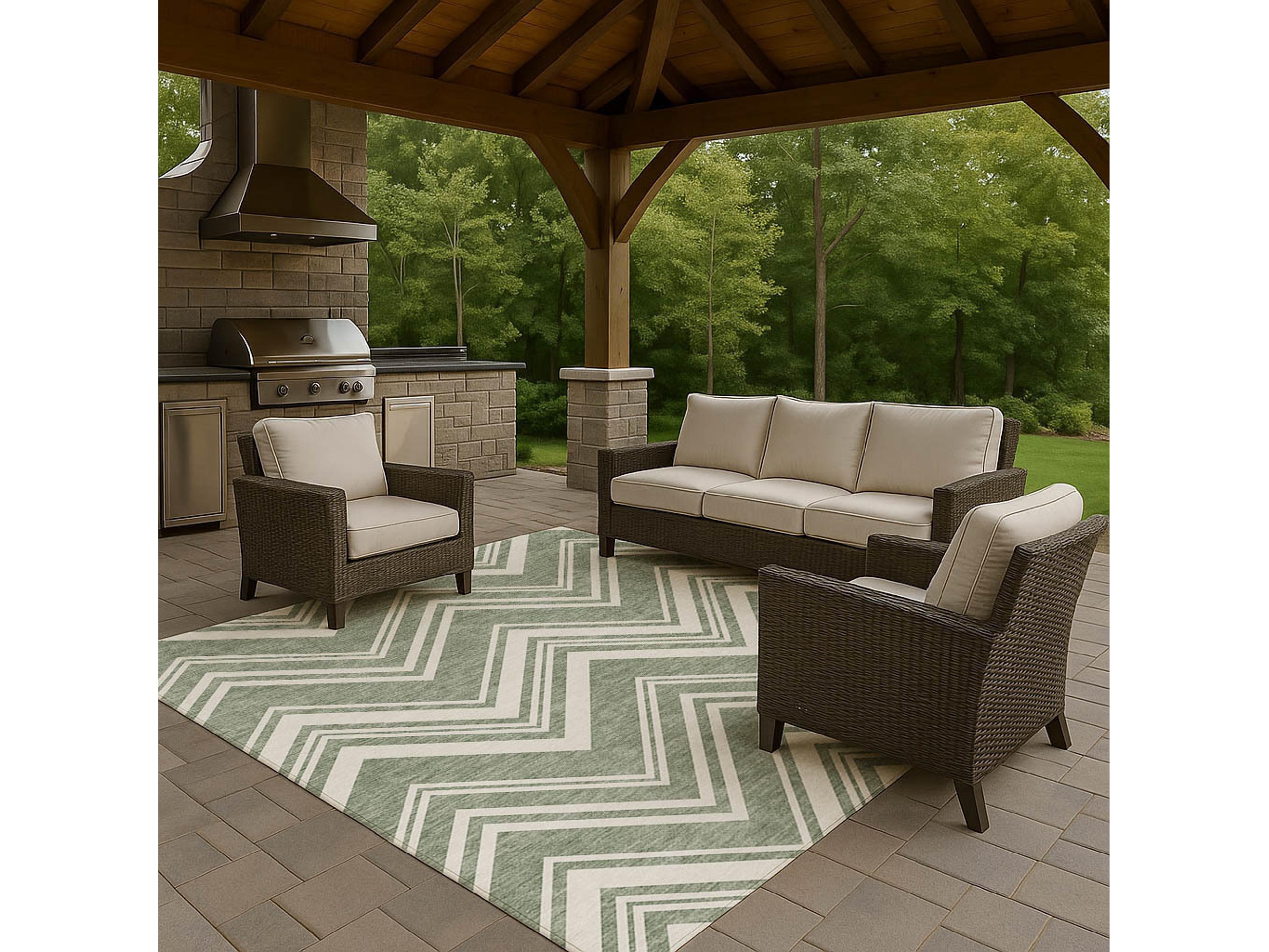 Dalyn The Reserve Chevron Area Rug