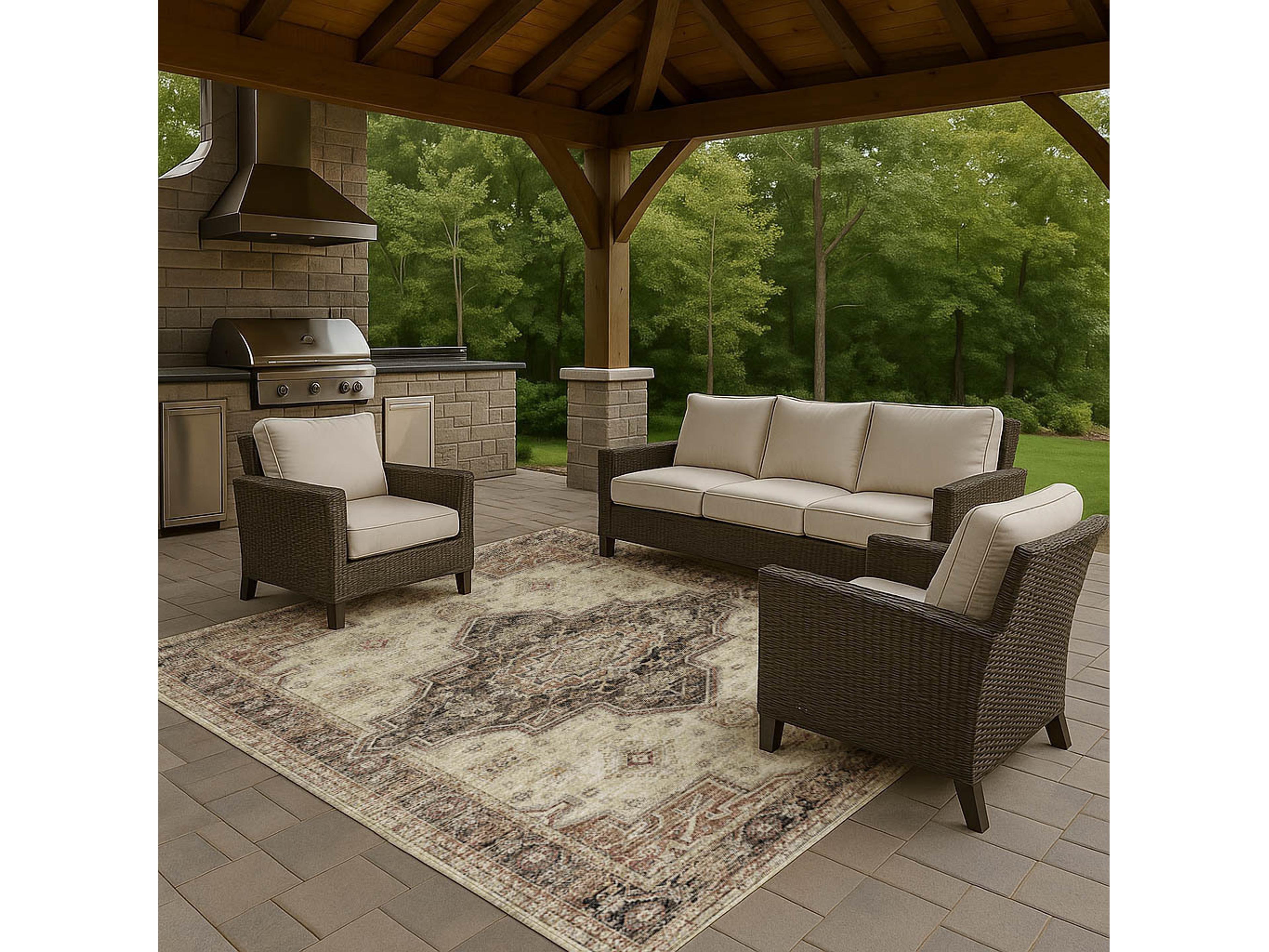 Dalyn Tuscany Bordered Area Rug