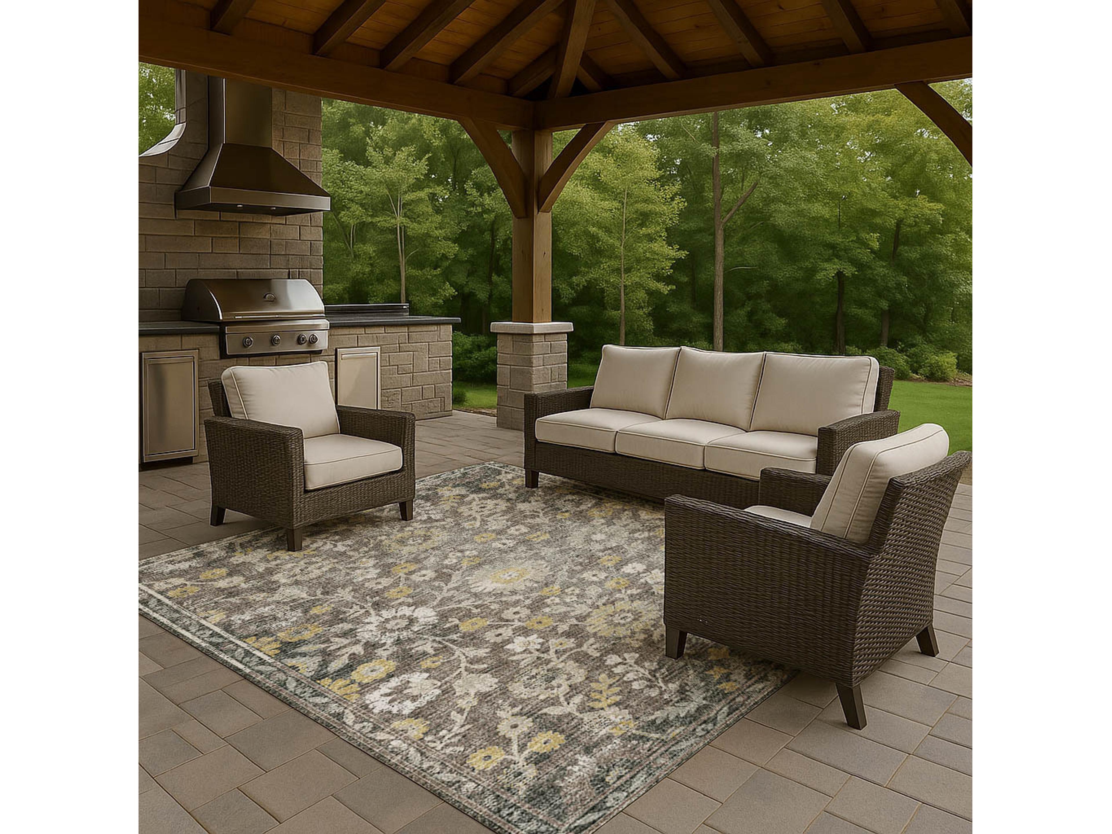 Dalyn Tuscany Floral Area Rug