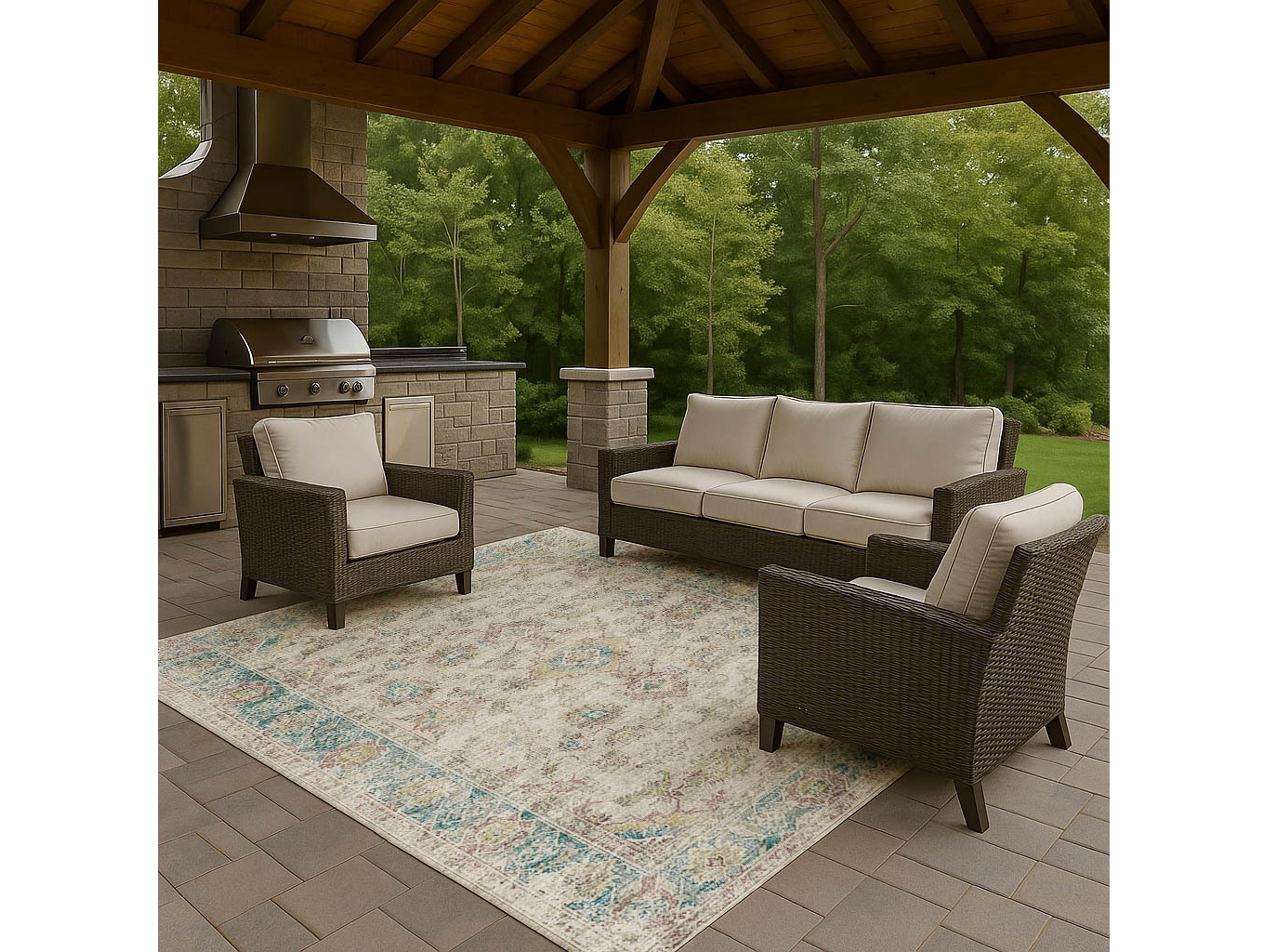 Dalyn Tuscany Bordered Area Rug