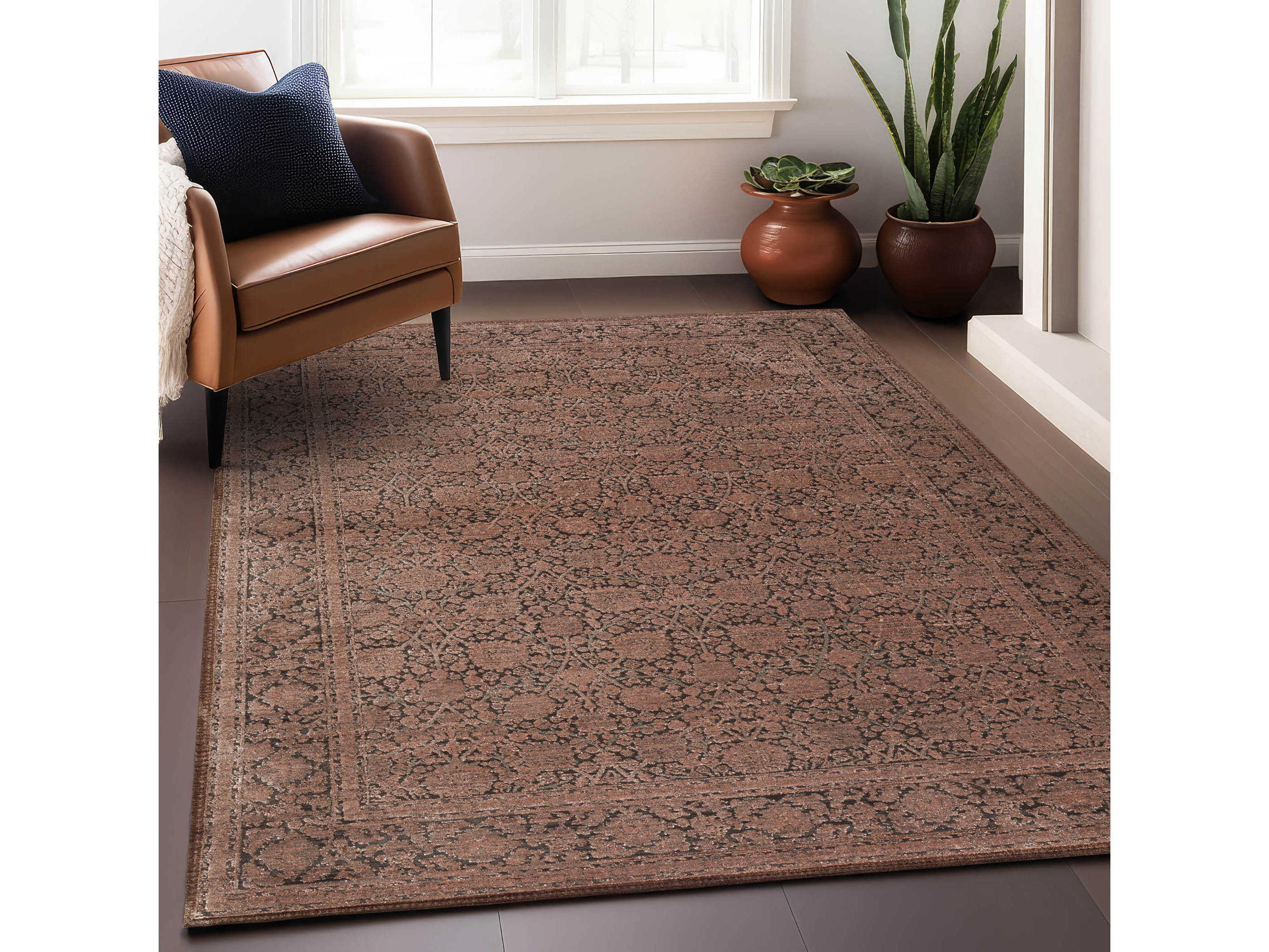 Dalyn Vizcia Bordered Runner Area Rug