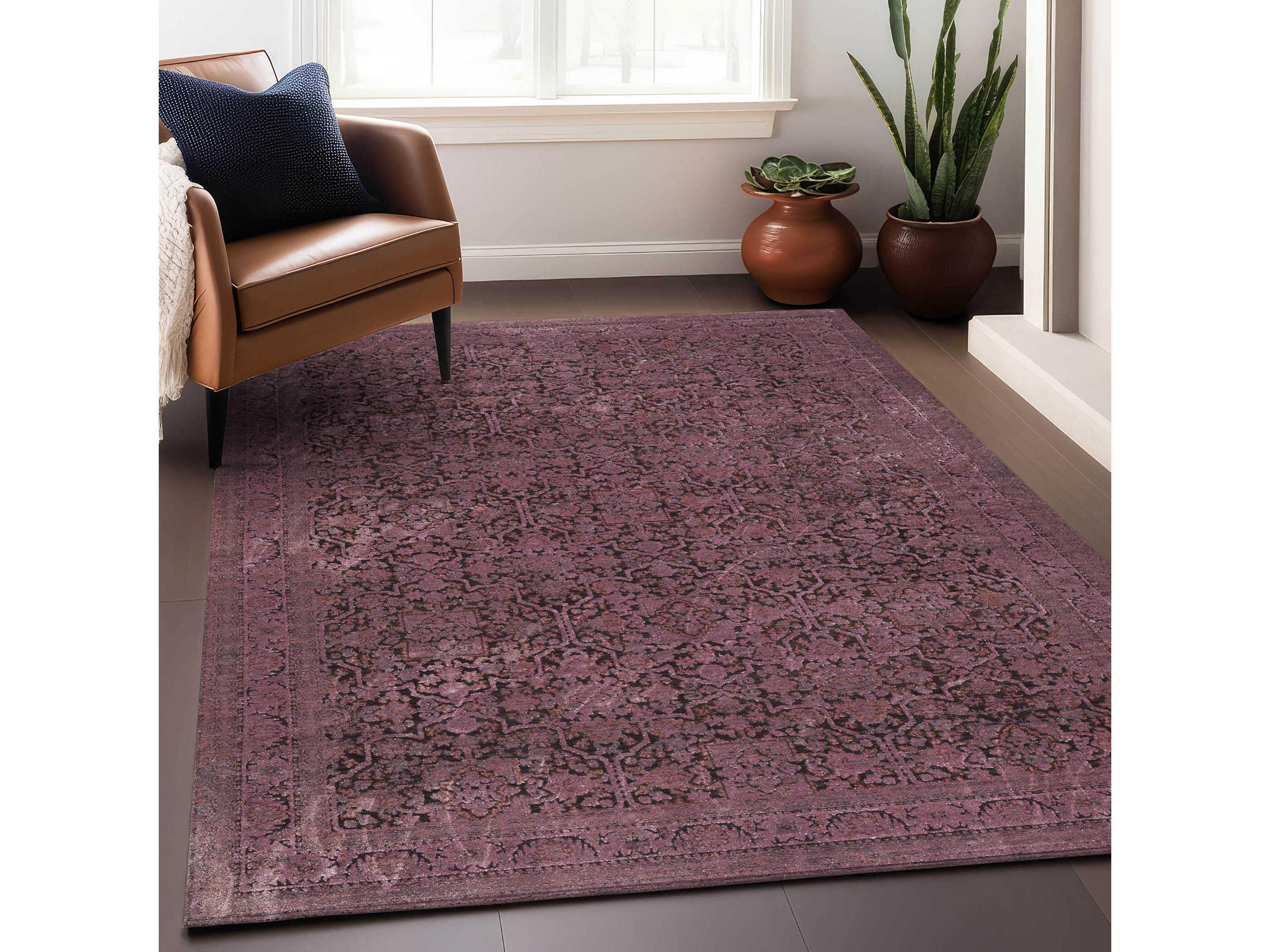 Dalyn Vizcia Bordered Runner Area Rug