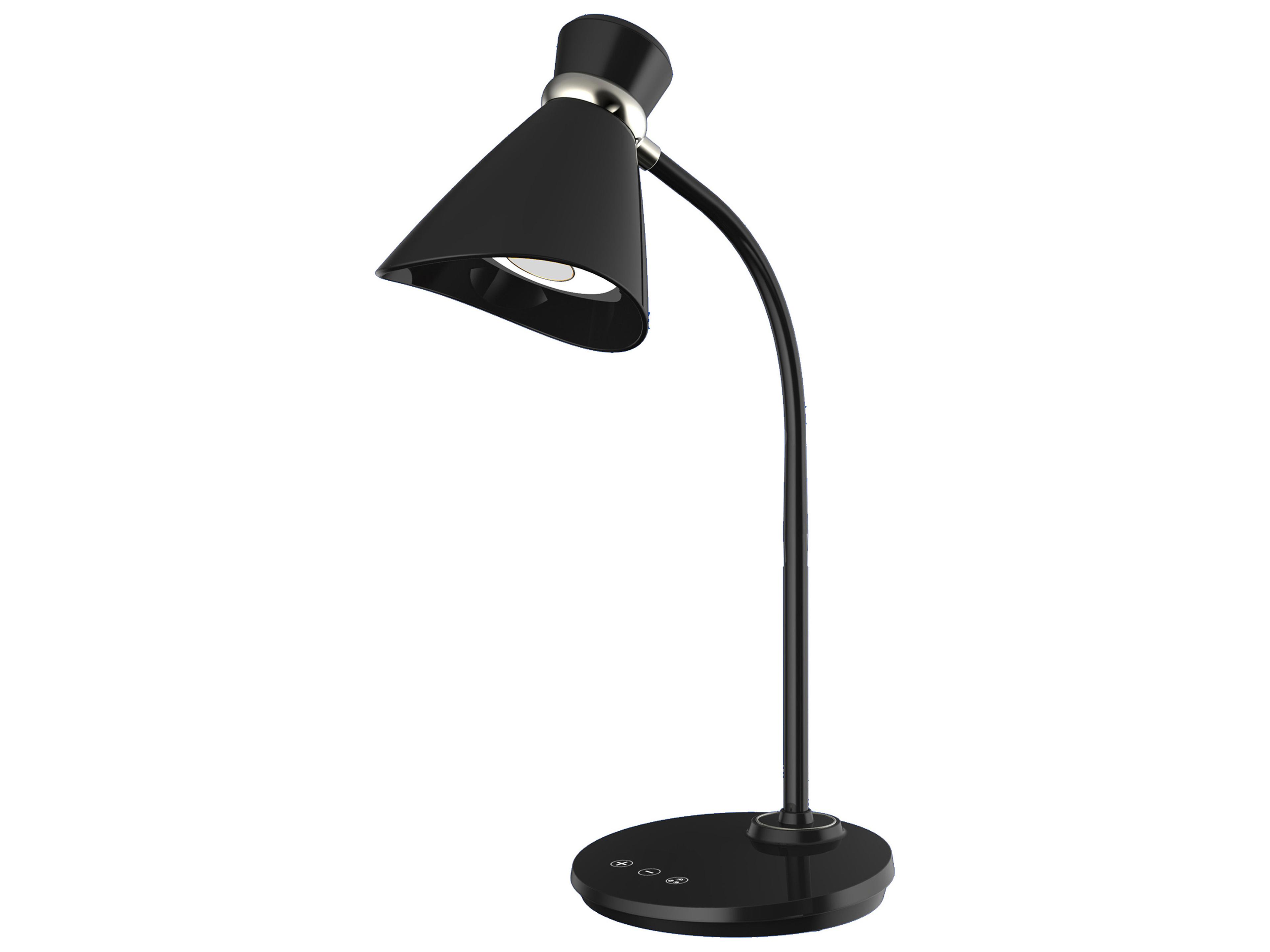 Black Silver Desk Lamp