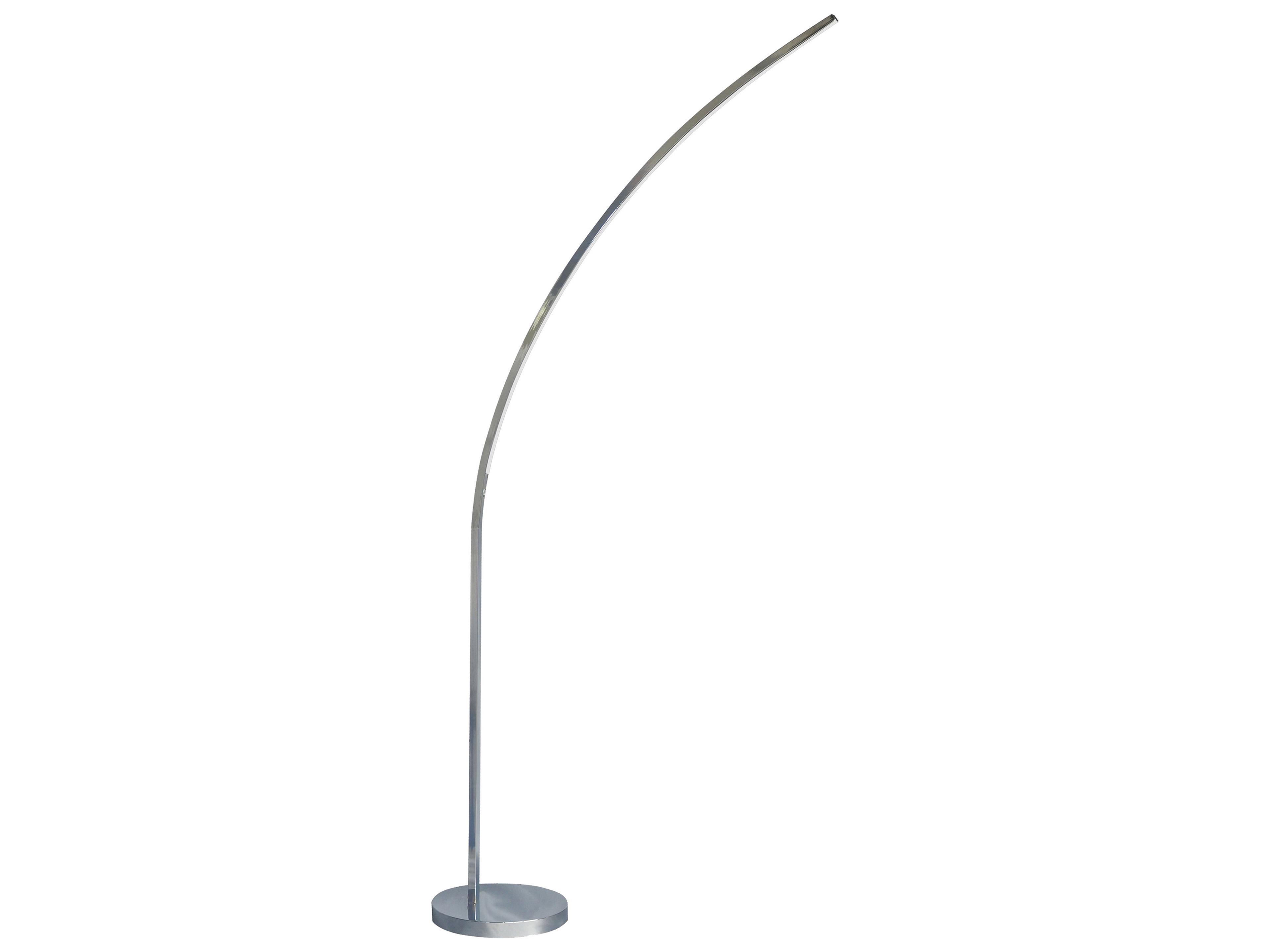 Gentle Bend Polished Chrome Floor Lamp