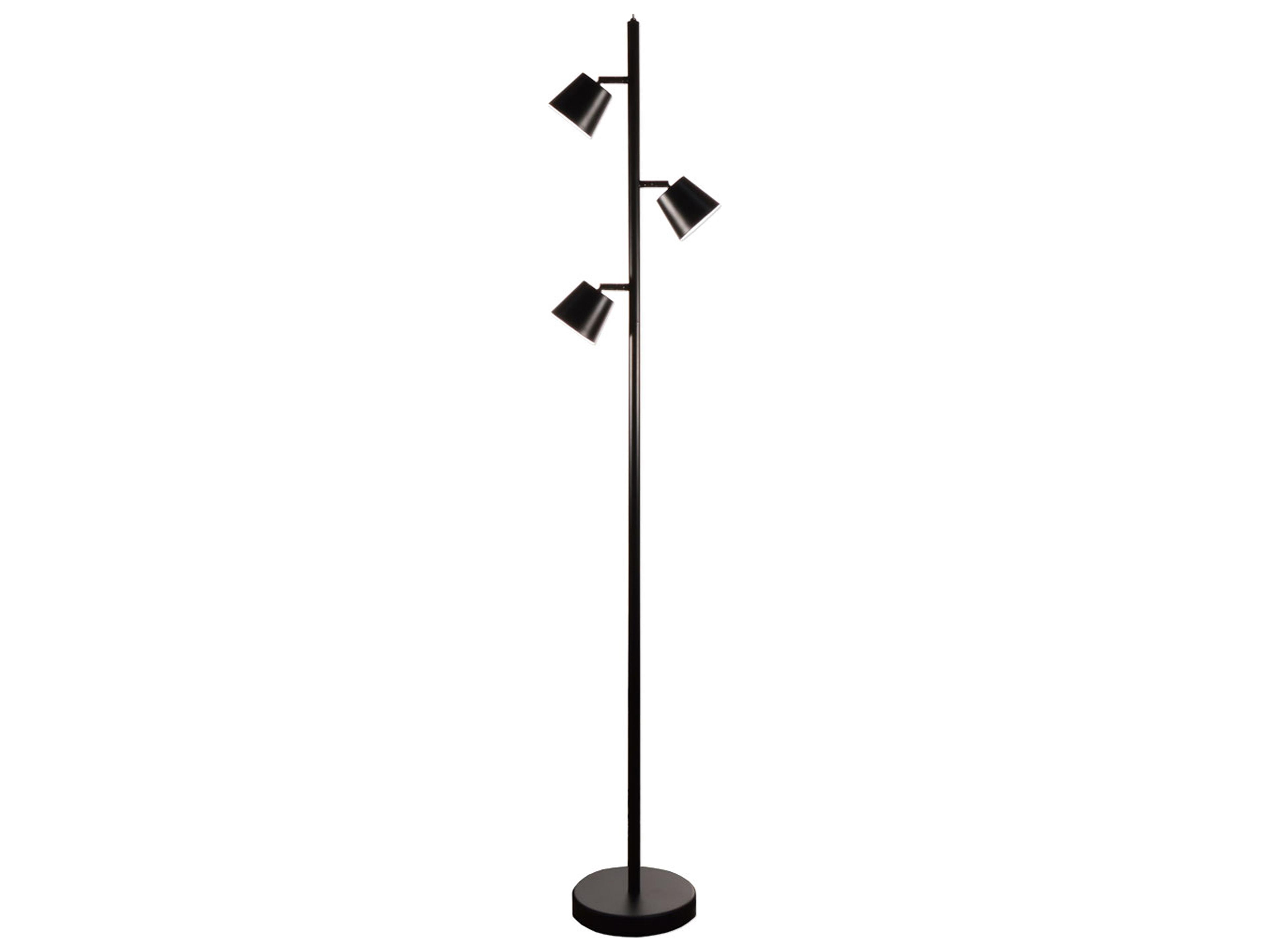 Modern Matte Black Floor Lamp