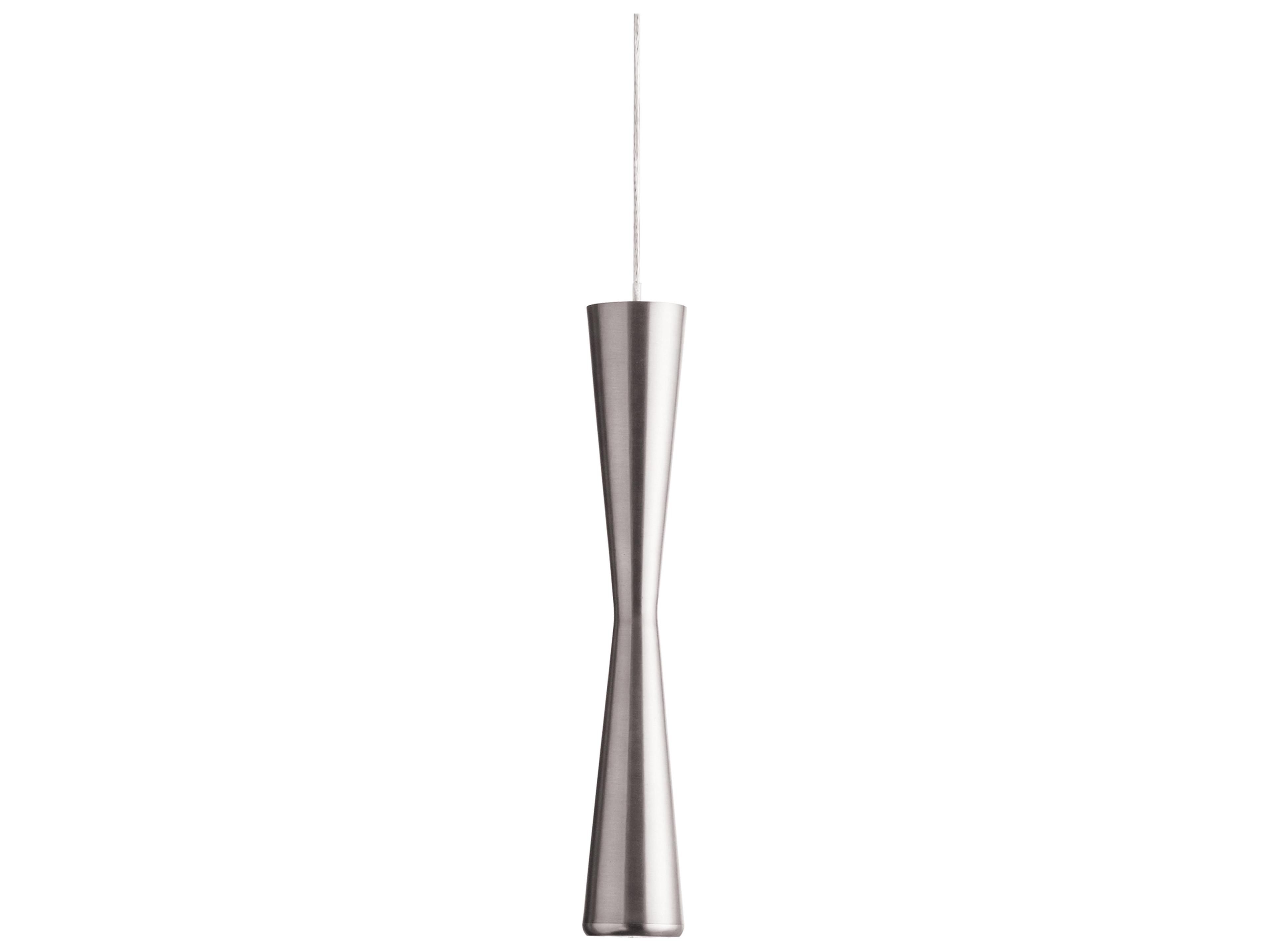 Percita 1-Light Satin Chrome Linear Mini Pendant