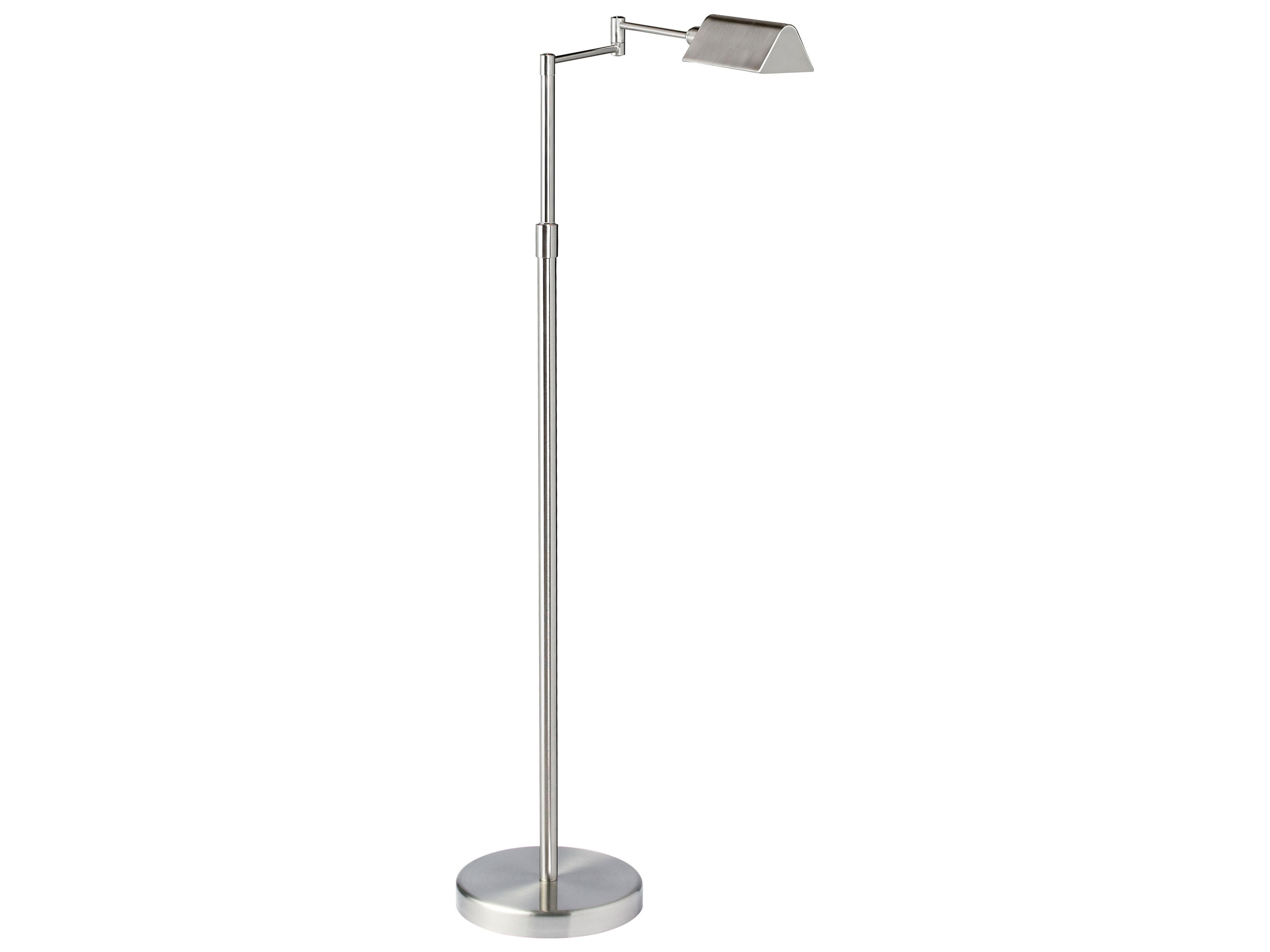 Satin Nickel Floor Lamp