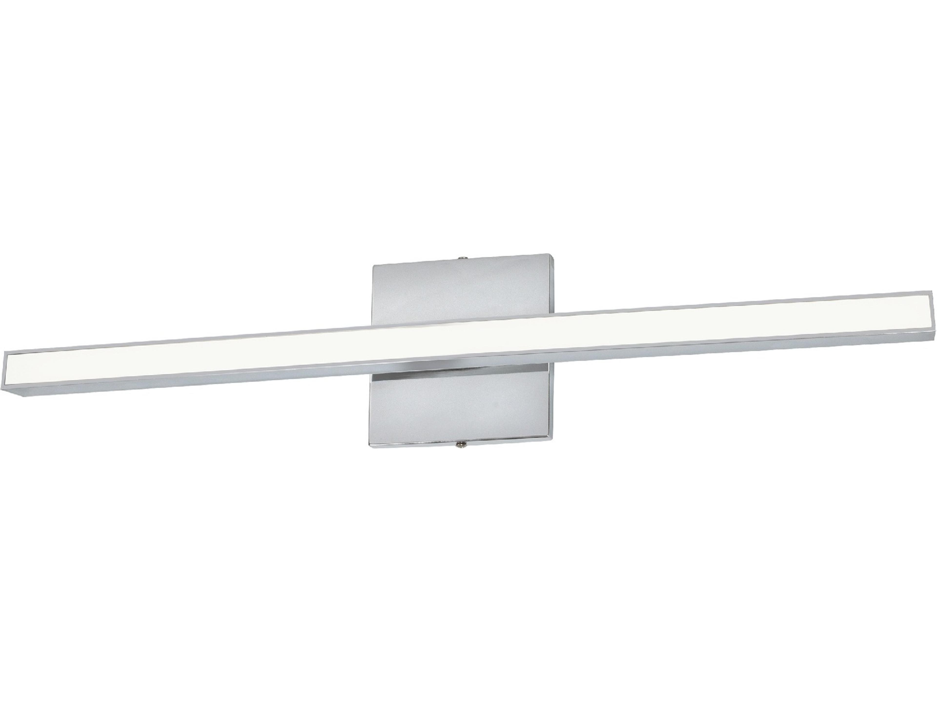 Alexander 1-Light Polished Chrome Vanity Light
