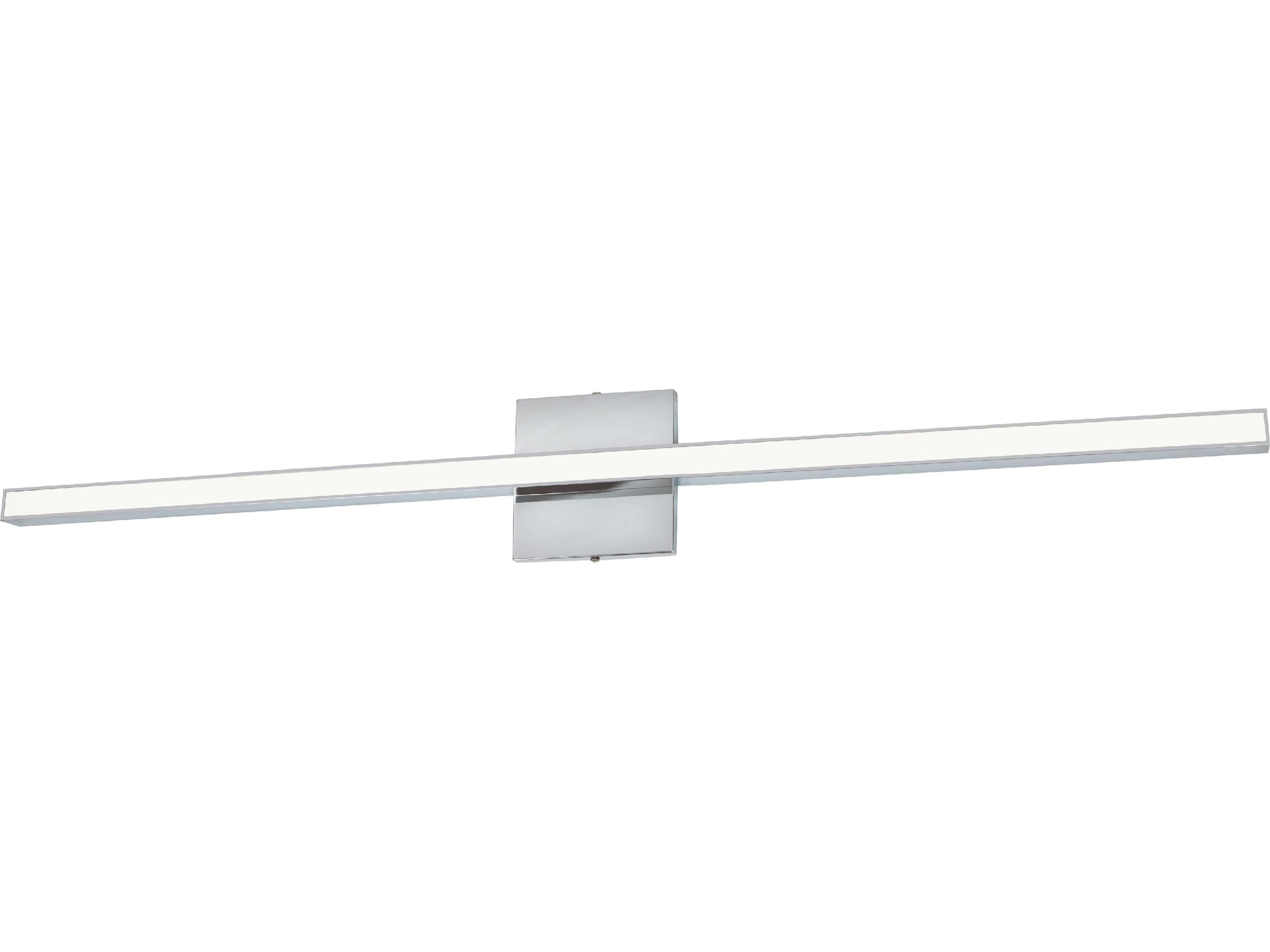 Alexander 1-Light Polished Chrome Vanity Light