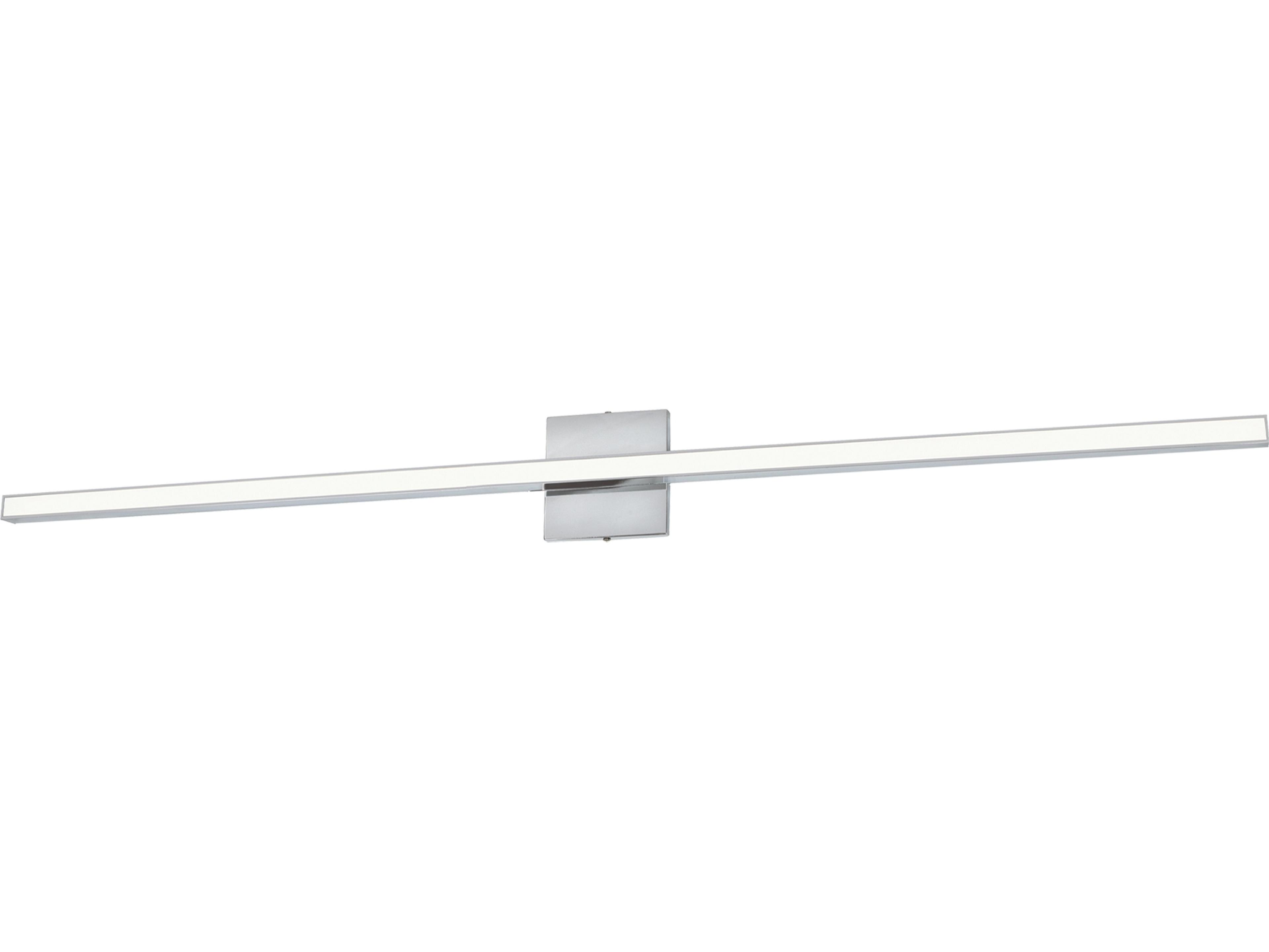 Alexander 1-Light Polished Chrome Vanity Light